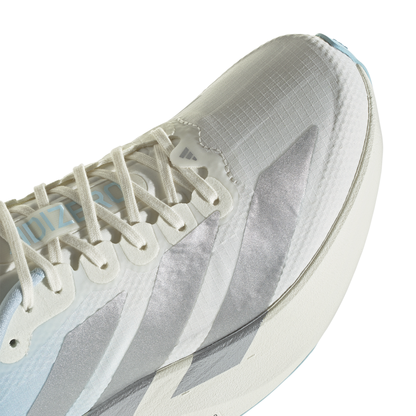 adidas adizero Evo SL Woven - Women's - Off White/Silver Met/Icey Blue