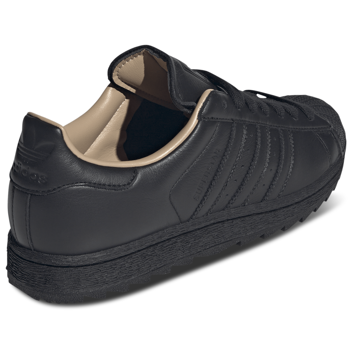 adidas Originals Superstar II - Men's - Core Black/Core Black/Warm Sandstone