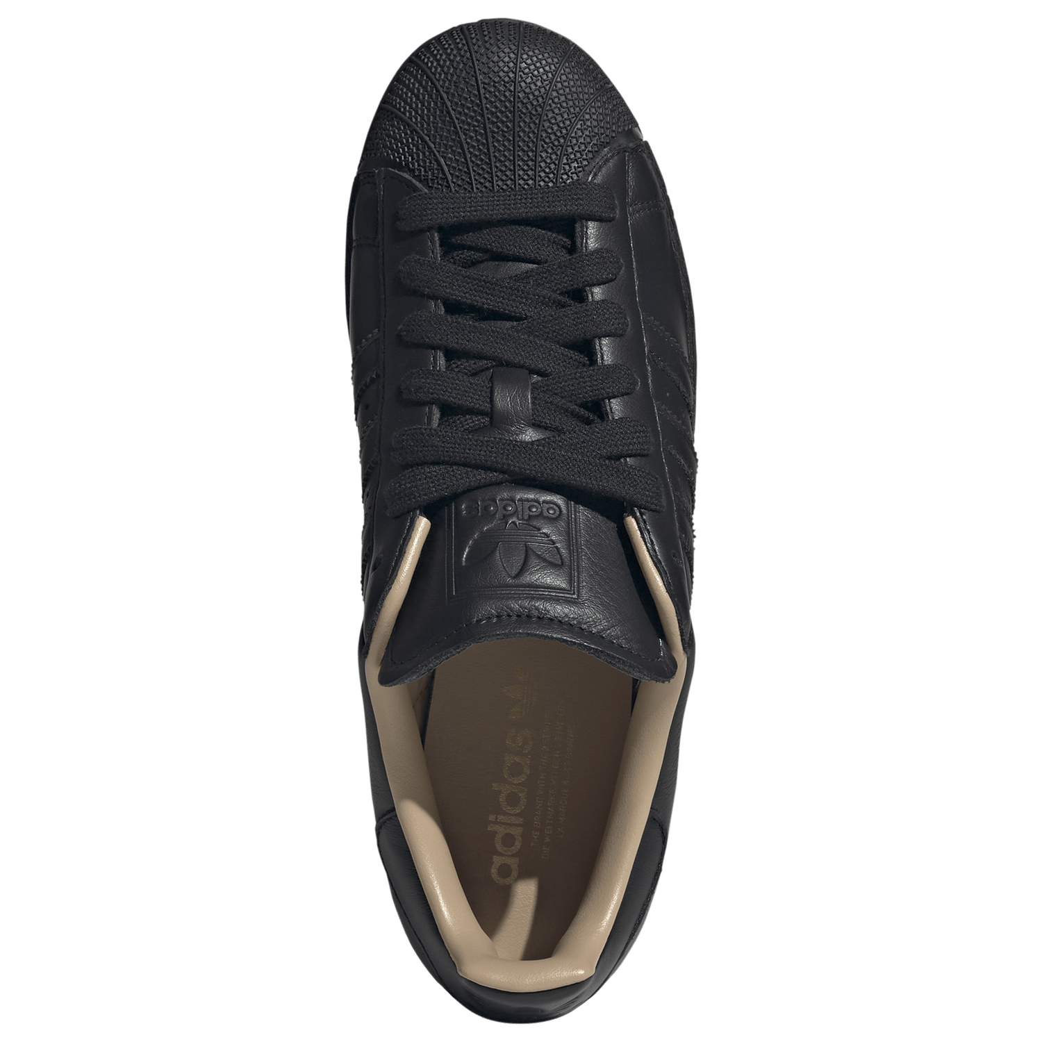 adidas Originals Superstar II - Men's - Core Black/Core Black/Warm Sandstone