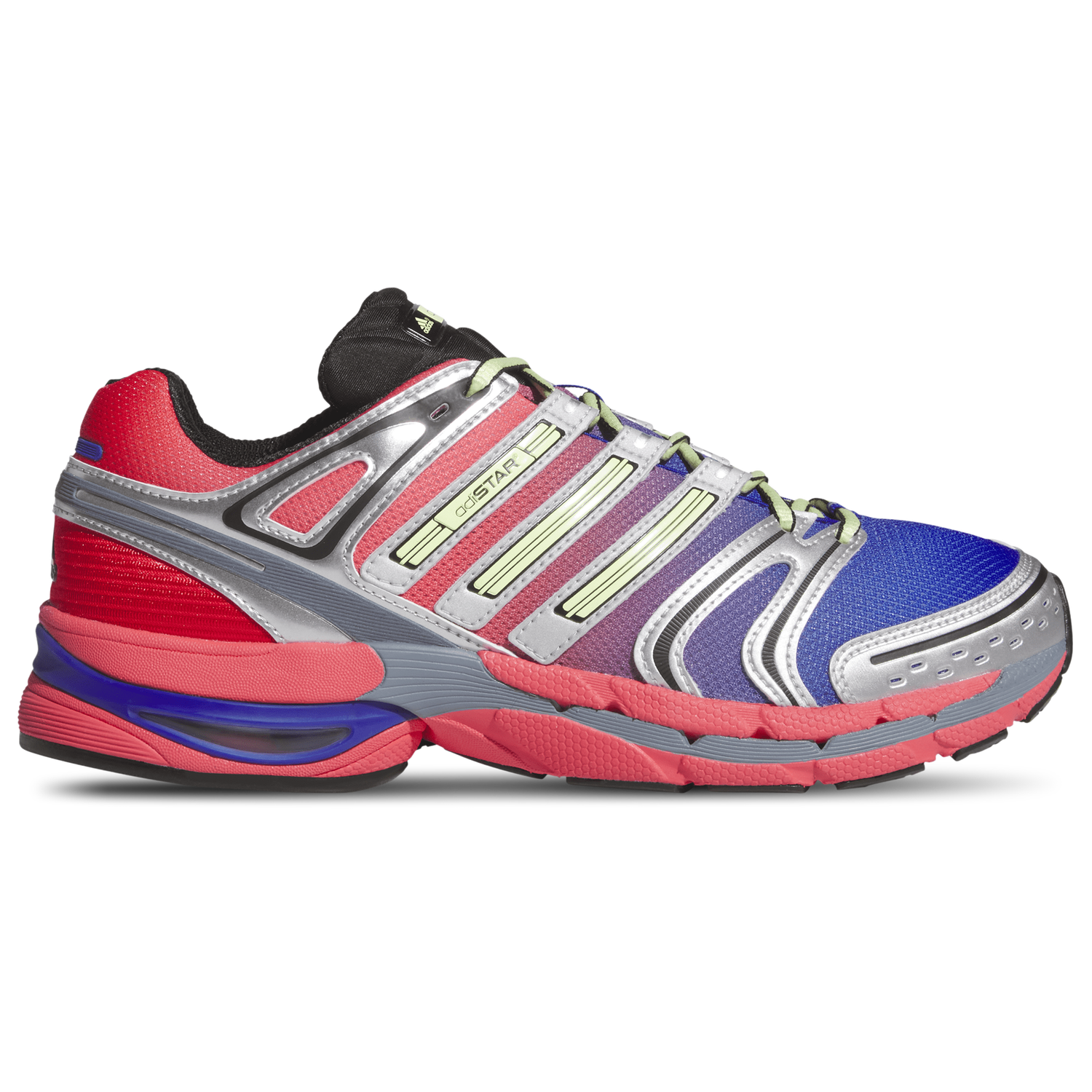 adidas Adistar Control 5 - Men's - Silver Metallic/Frozen Lemon/Lucid Blue