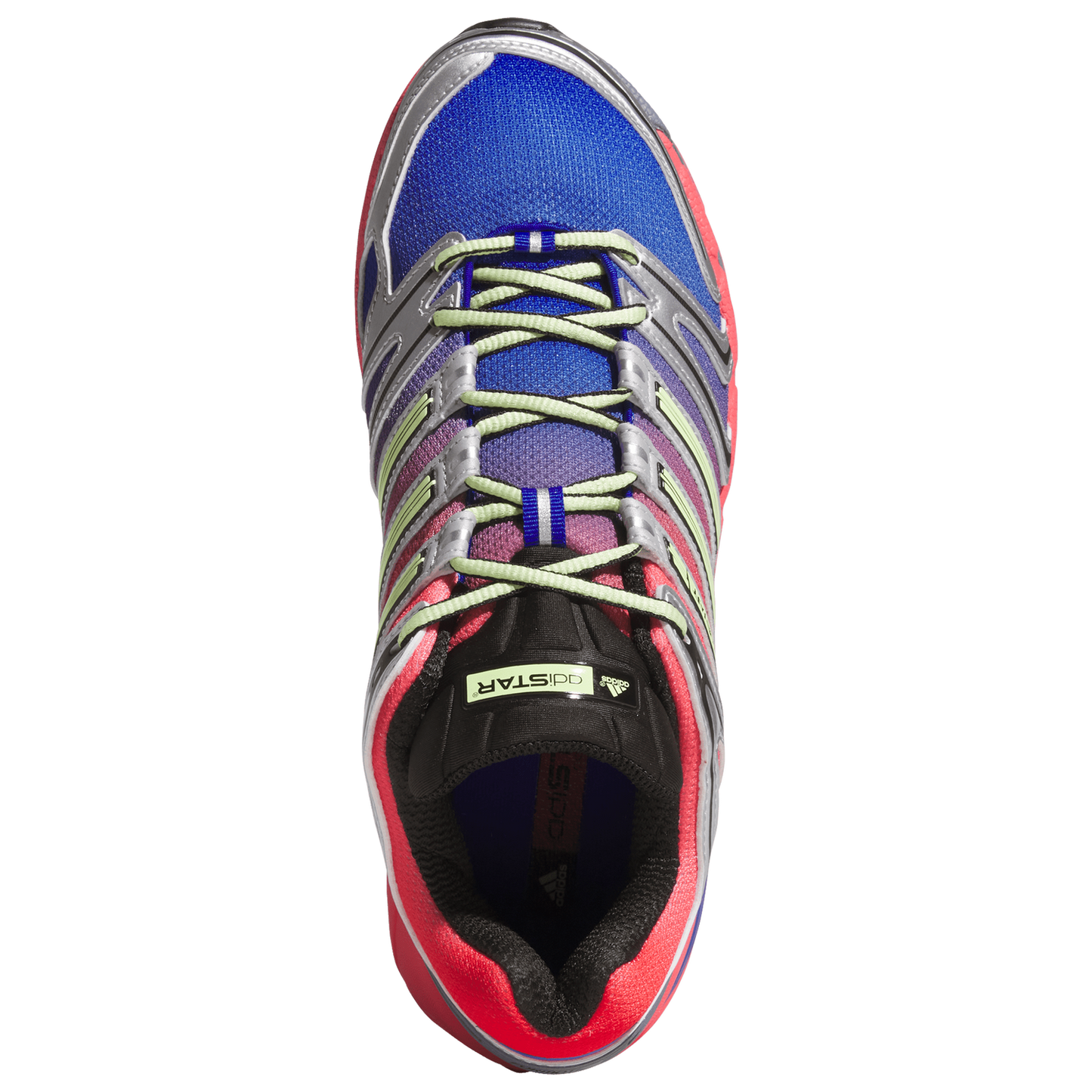 adidas Adistar Control 5 - Men's - Silver Metallic/Frozen Lemon/Lucid Blue