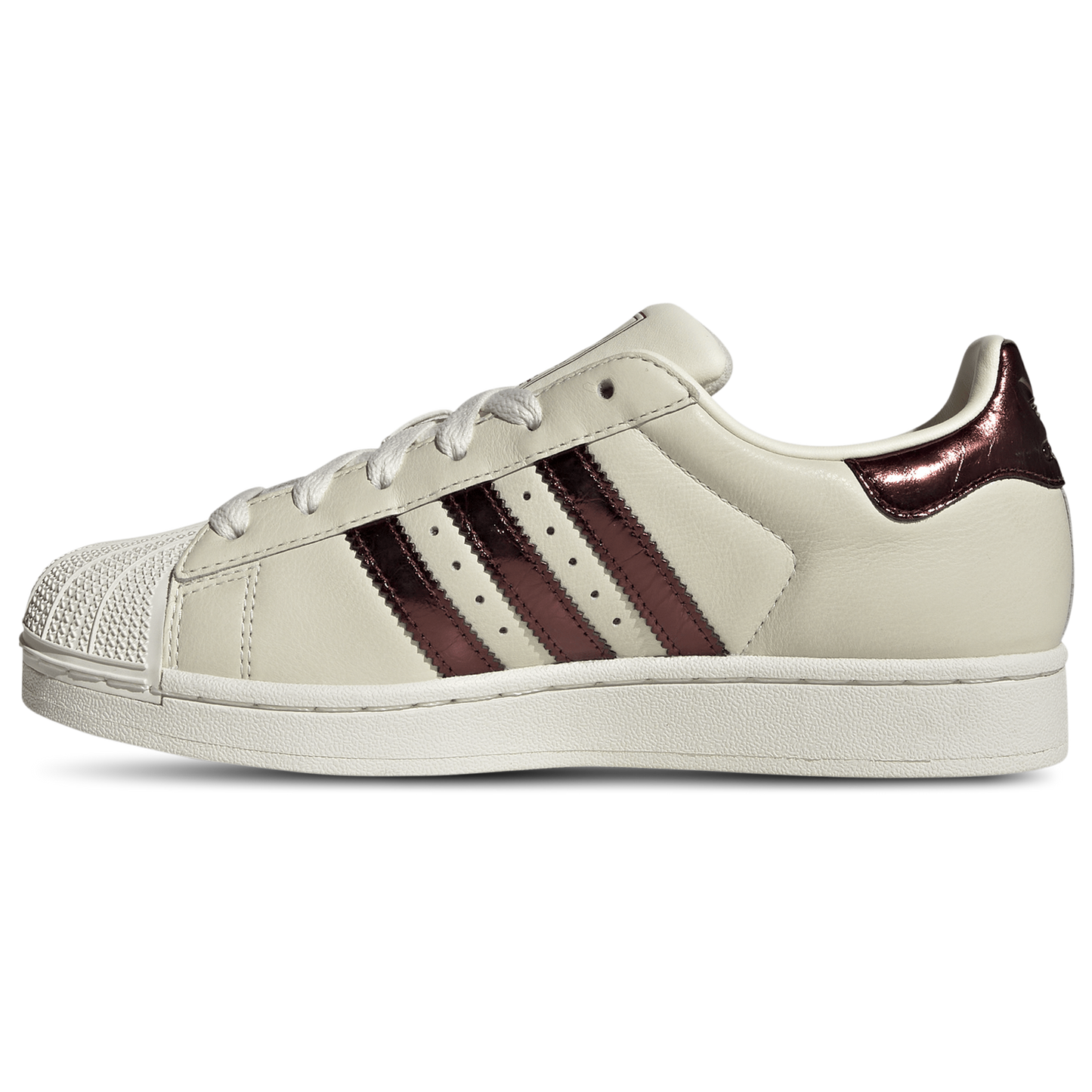 adidas Originals Superstar II - Women's - Maroon/Off White/Gold Met