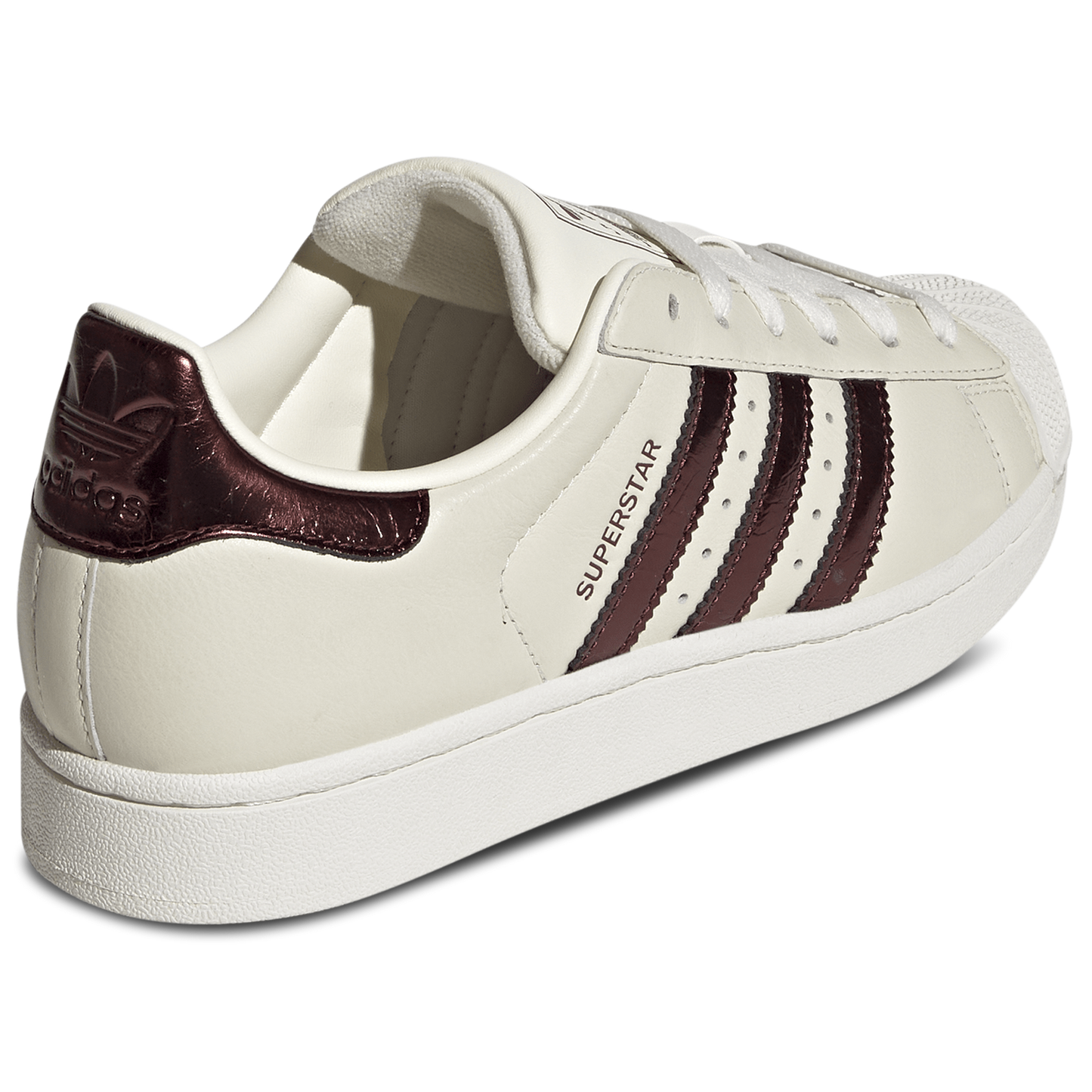 adidas Originals Superstar II - Women's - Maroon/Off White/Gold Met