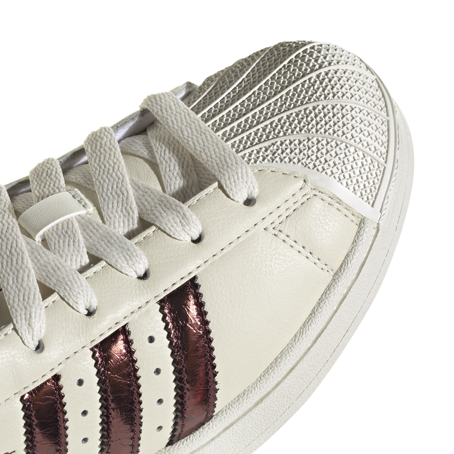 adidas Originals Superstar II - Women's - Maroon/Off White/Gold Met