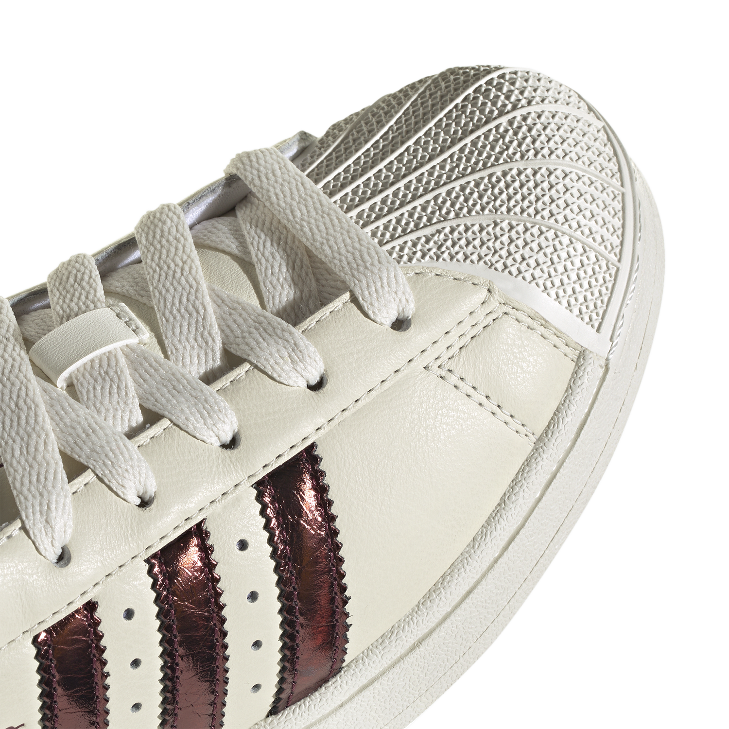 adidas Originals Superstar II - Women's - Maroon/Off White/Gold Met