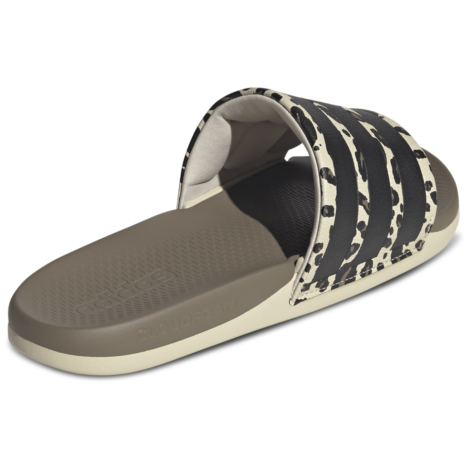 adidas adilette Comfort 2.0 Slides - Men's - Crystal Linen/Crystal Linen/Core Black