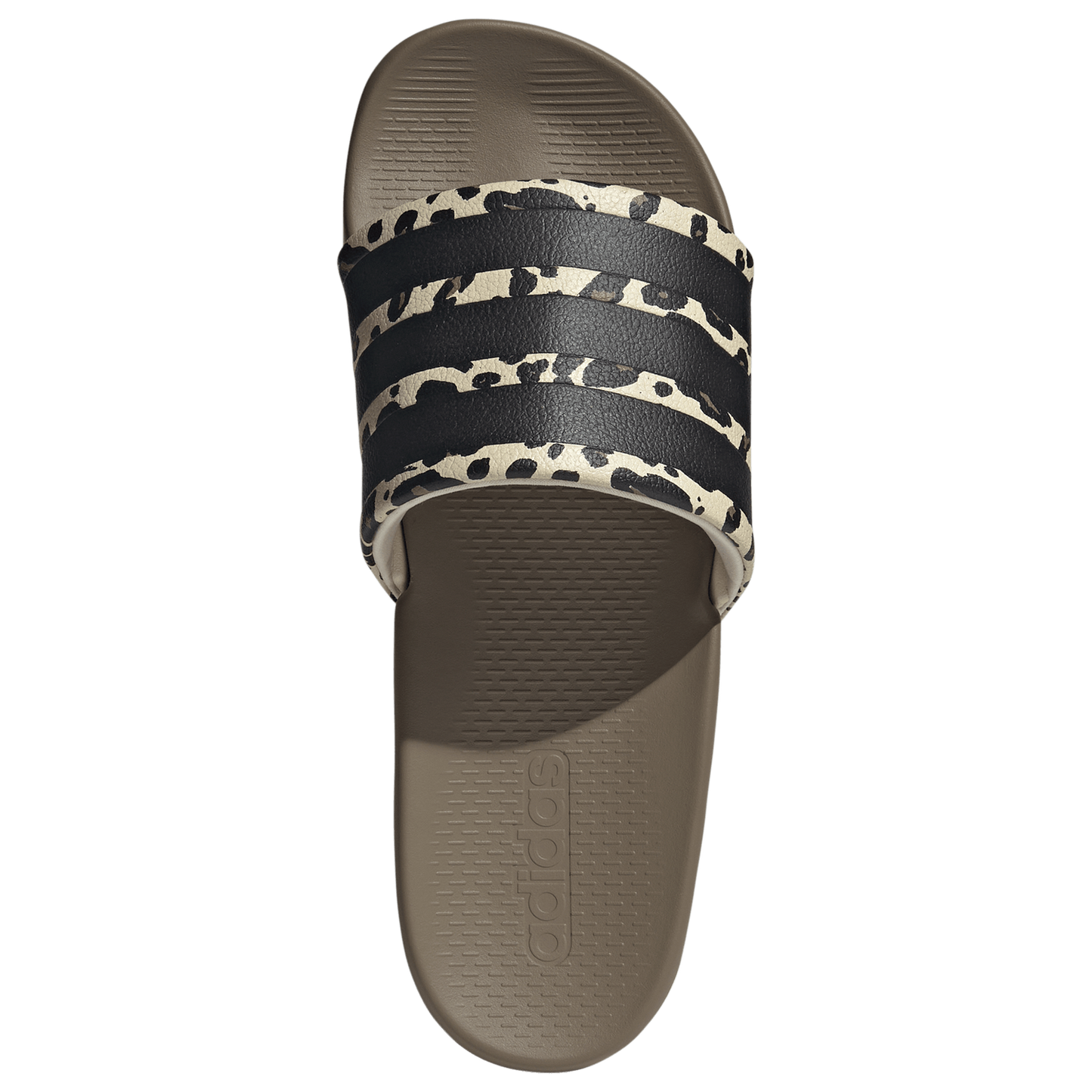 adidas adilette Comfort 2.0 Slides - Men's - Crystal Linen/Crystal Linen/Core Black
