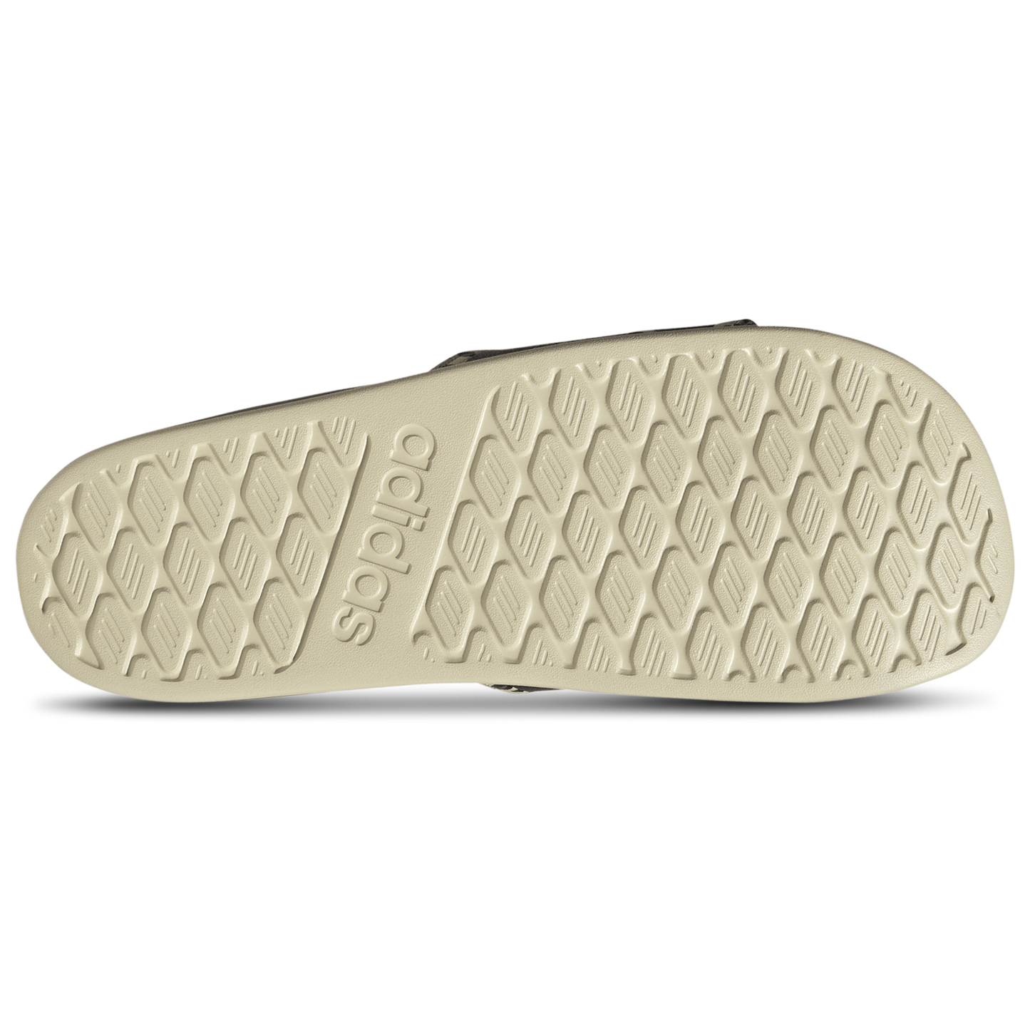 adidas adilette Comfort 2.0 Slides - Men's - Crystal Linen/Crystal Linen/Core Black