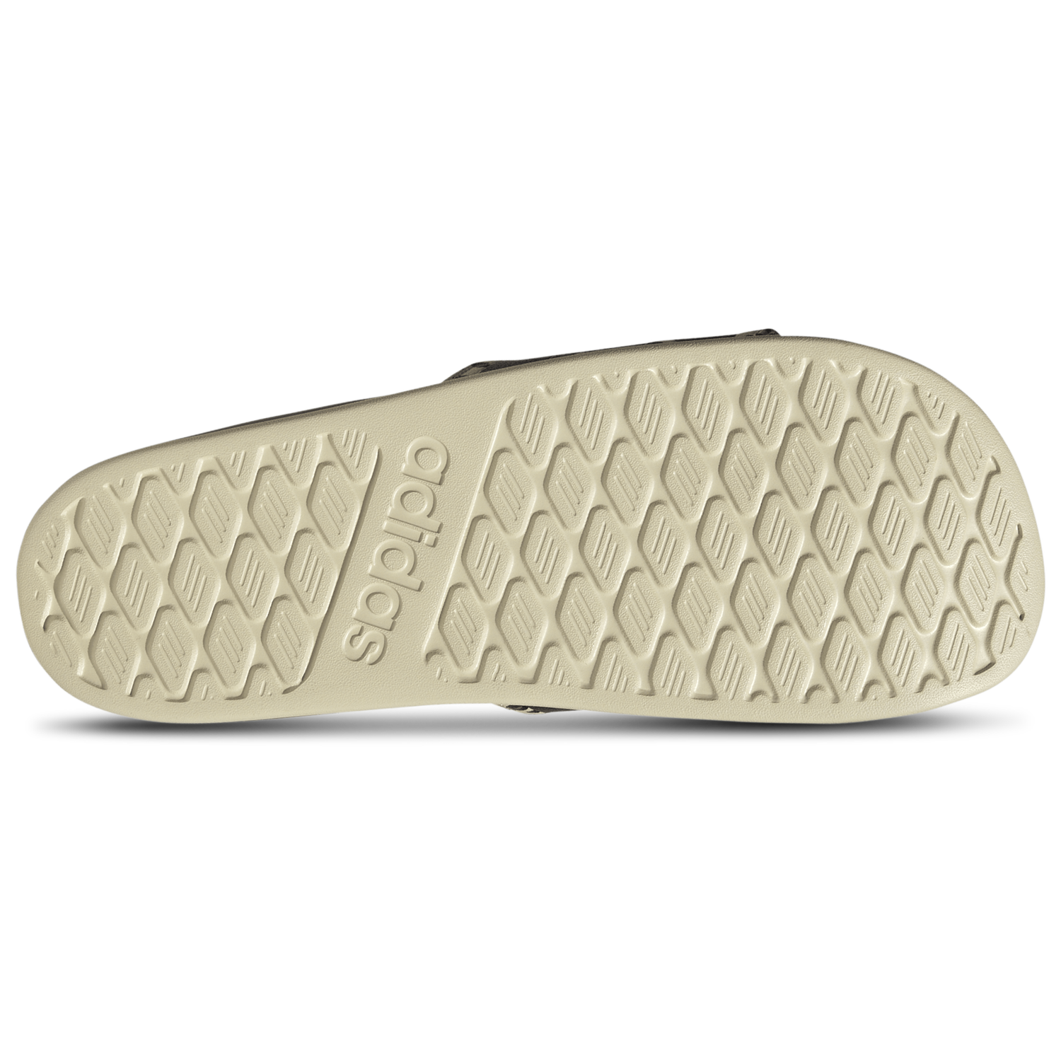 adidas adilette Comfort 2.0 Slides - Men's - Crystal Linen/Crystal Linen/Core Black