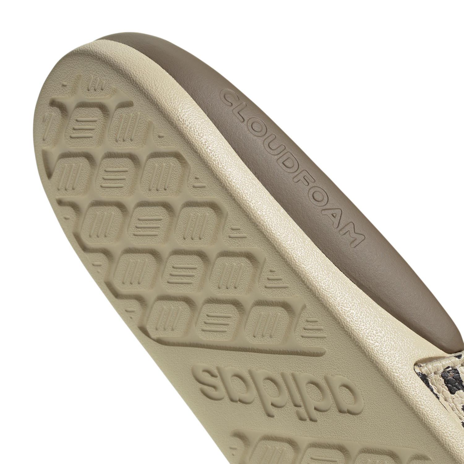 adidas adilette Comfort 2.0 Slides - Men's - Crystal Linen/Crystal Linen/Core Black