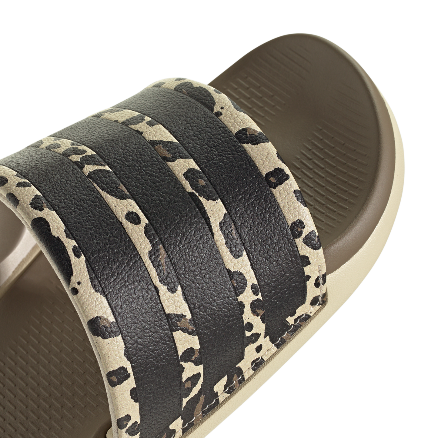 adidas adilette Comfort 2.0 Slides - Men's - Crystal Linen/Crystal Linen/Core Black