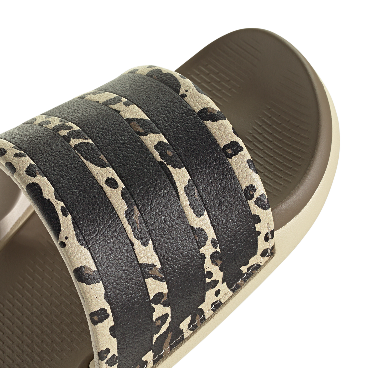 adidas adilette Comfort 2.0 Slides - Men's - Crystal Linen/Crystal Linen/Core Black