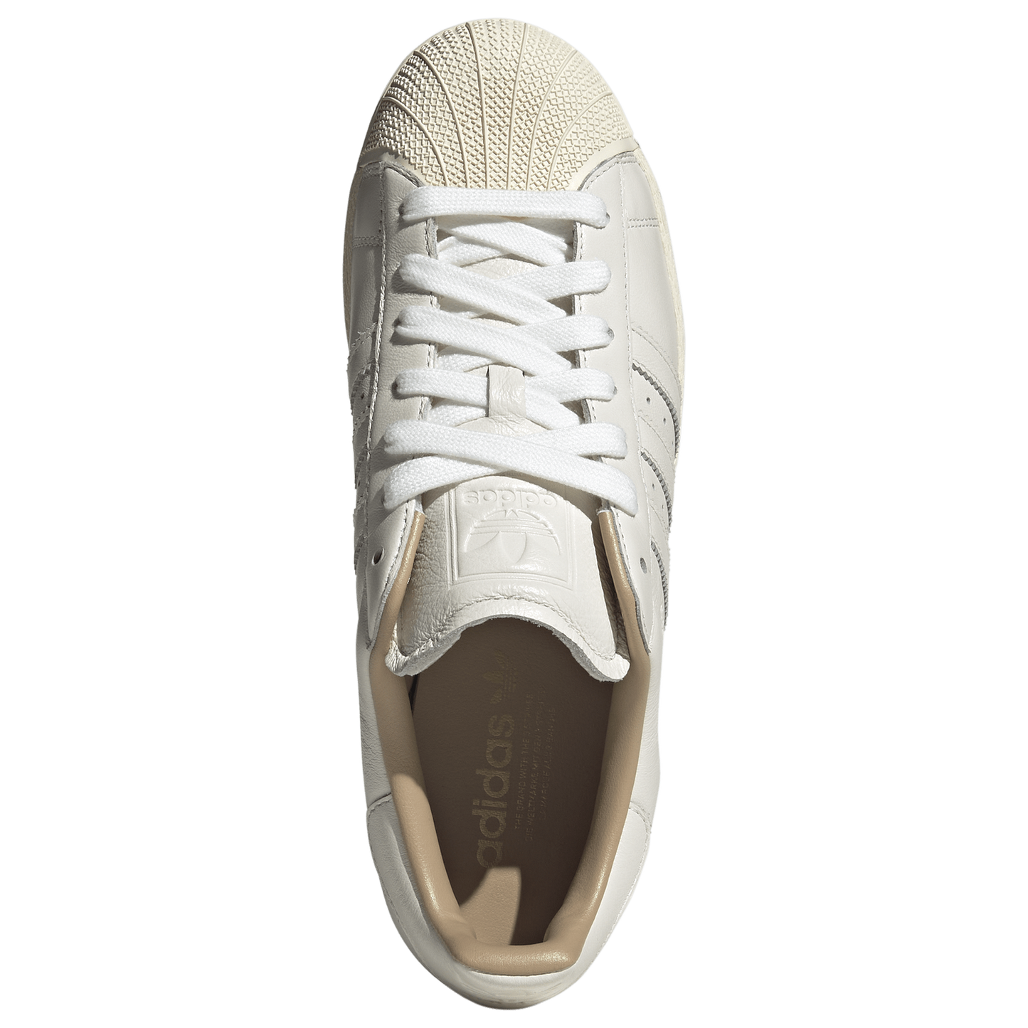 adidas Originals Superstar II - Men's - Core White/Core White/Warm Sandstone