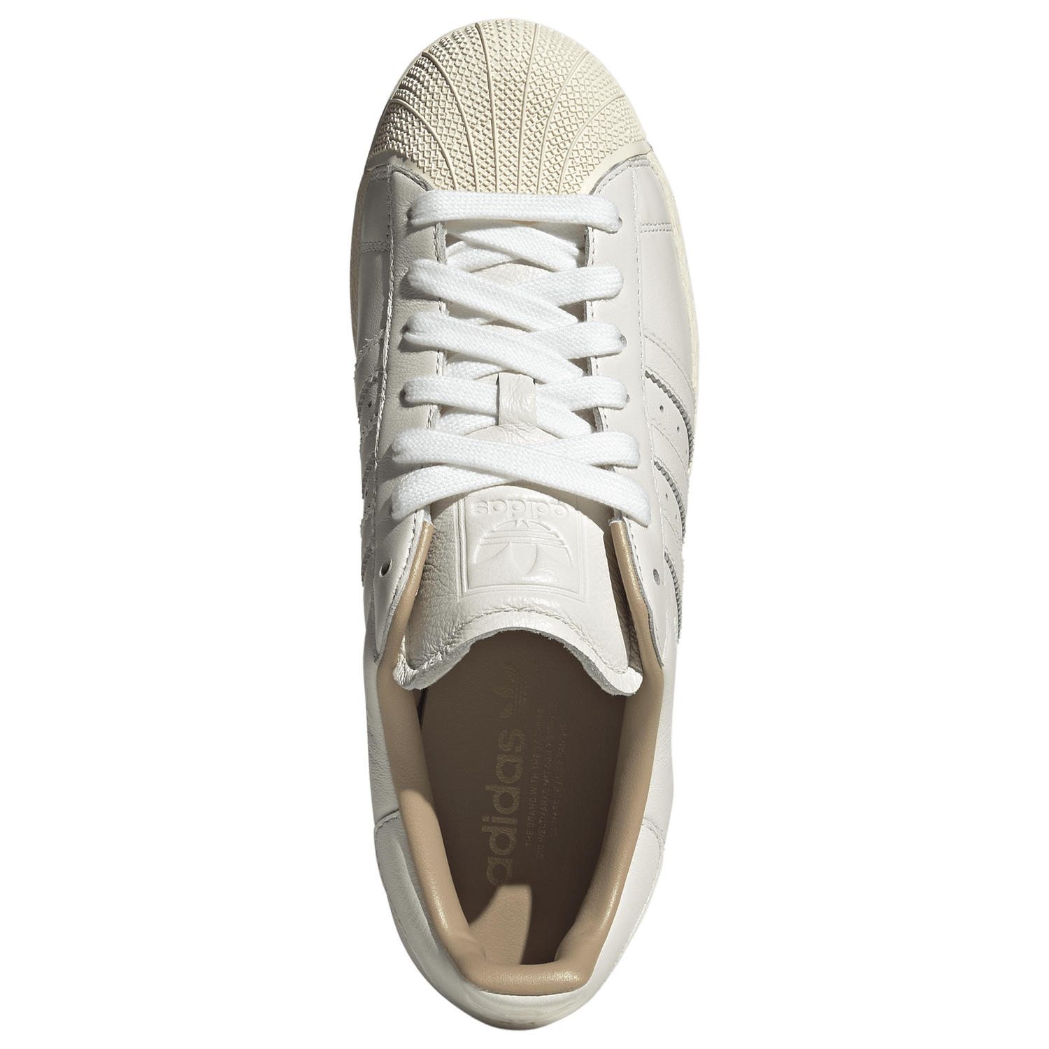 adidas Originals Superstar II - Men's - Core White/Core White/Warm Sandstone