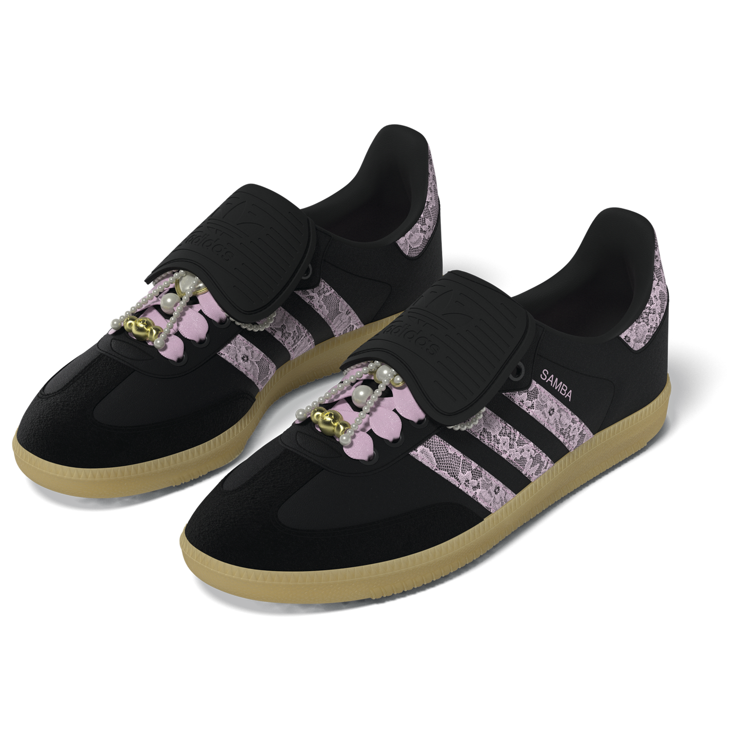 adidas Originals Samba - Women's - Black/Pink