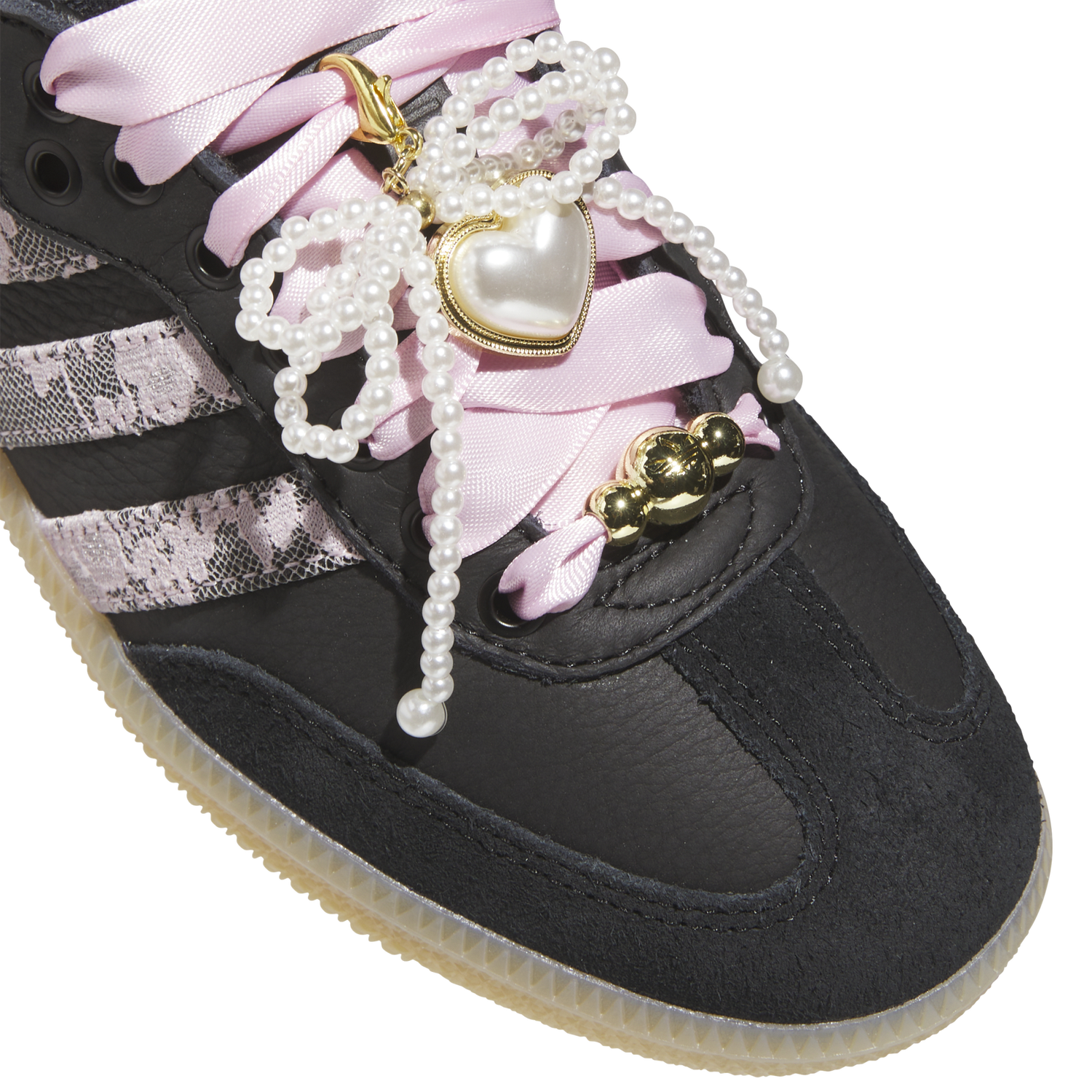 adidas Originals Samba - Women's - Black/Pink