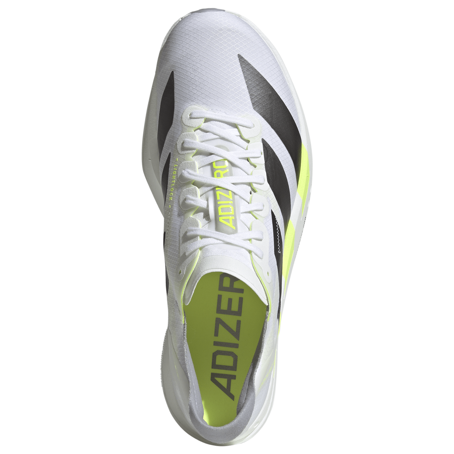 adidas adizero adios Pro 4 - Men's - White/Iron Metallic/Solar Yellow