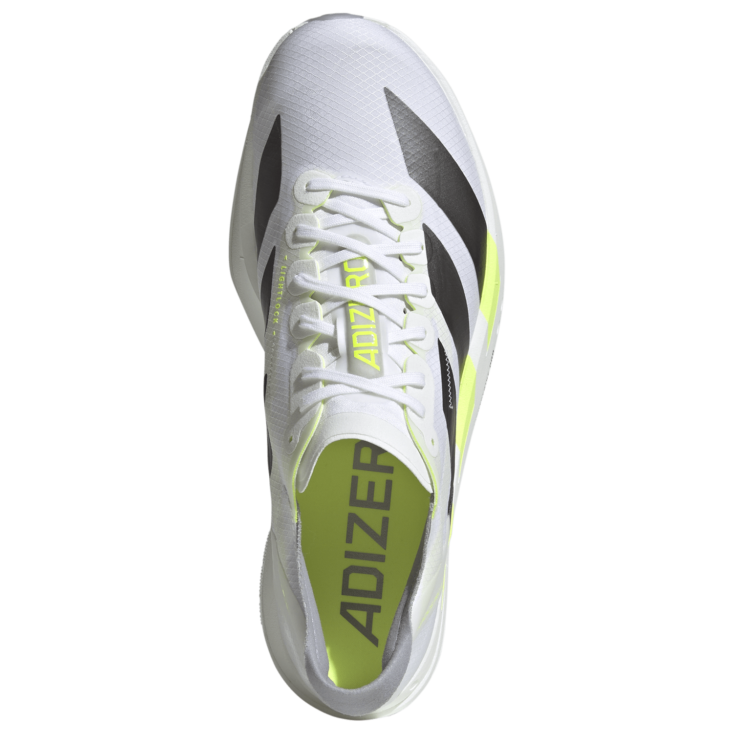 adidas adizero adios Pro 4 - Men's - White/Iron Metallic/Solar Yellow