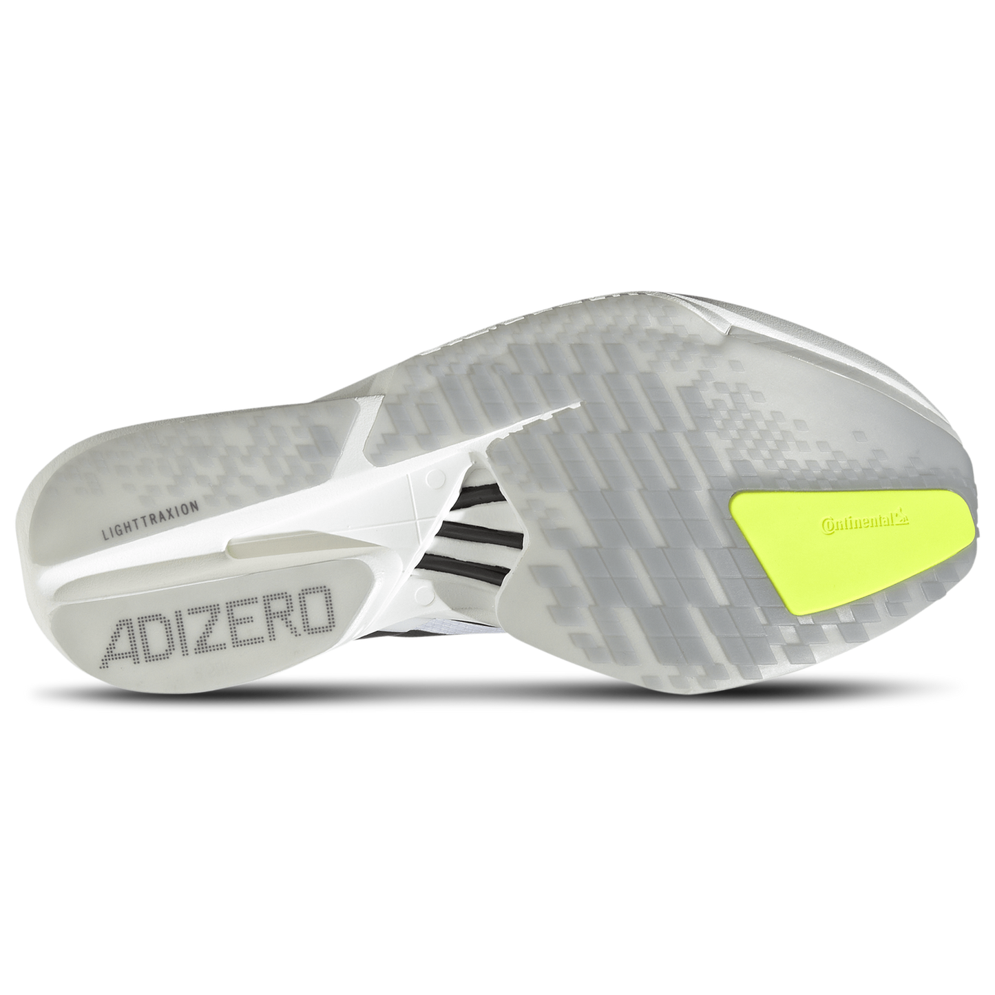 adidas adizero adios Pro 4 - Men's - White/Iron Metallic/Solar Yellow