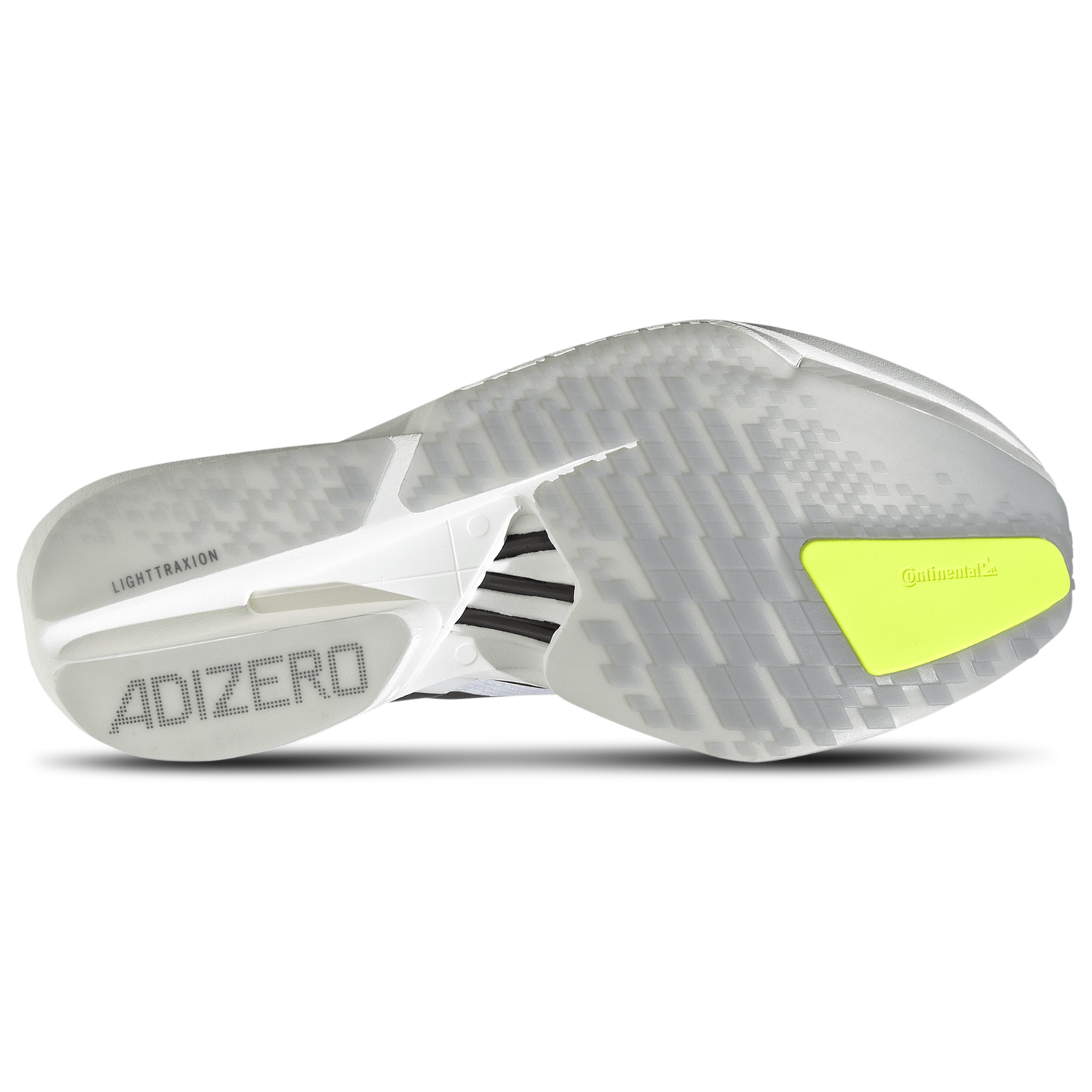 adidas adizero adios Pro 4 - Men's - White/Iron Metallic/Solar Yellow