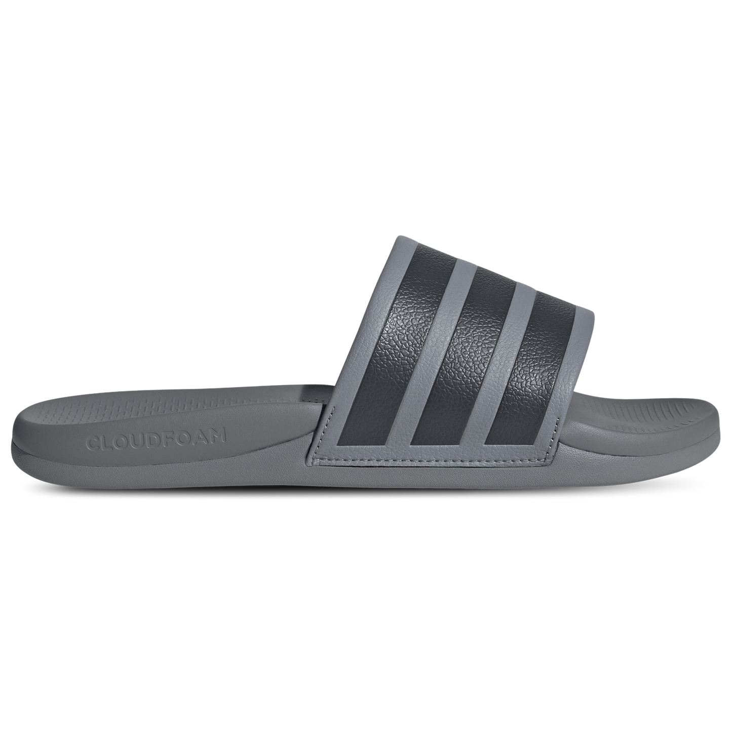 adidas adilette Comfort 2.0 Slides - Men's - Grey/Grey/Carbon