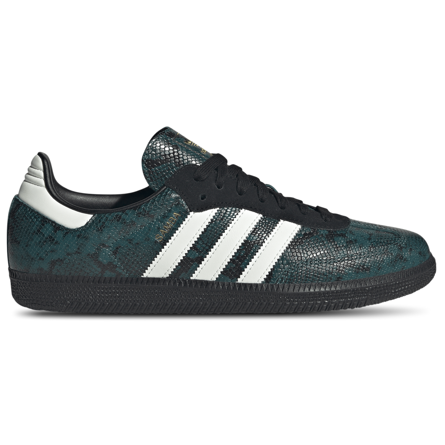 adidas Samba OG - Men's - Core Black/Off White/Rich Green
