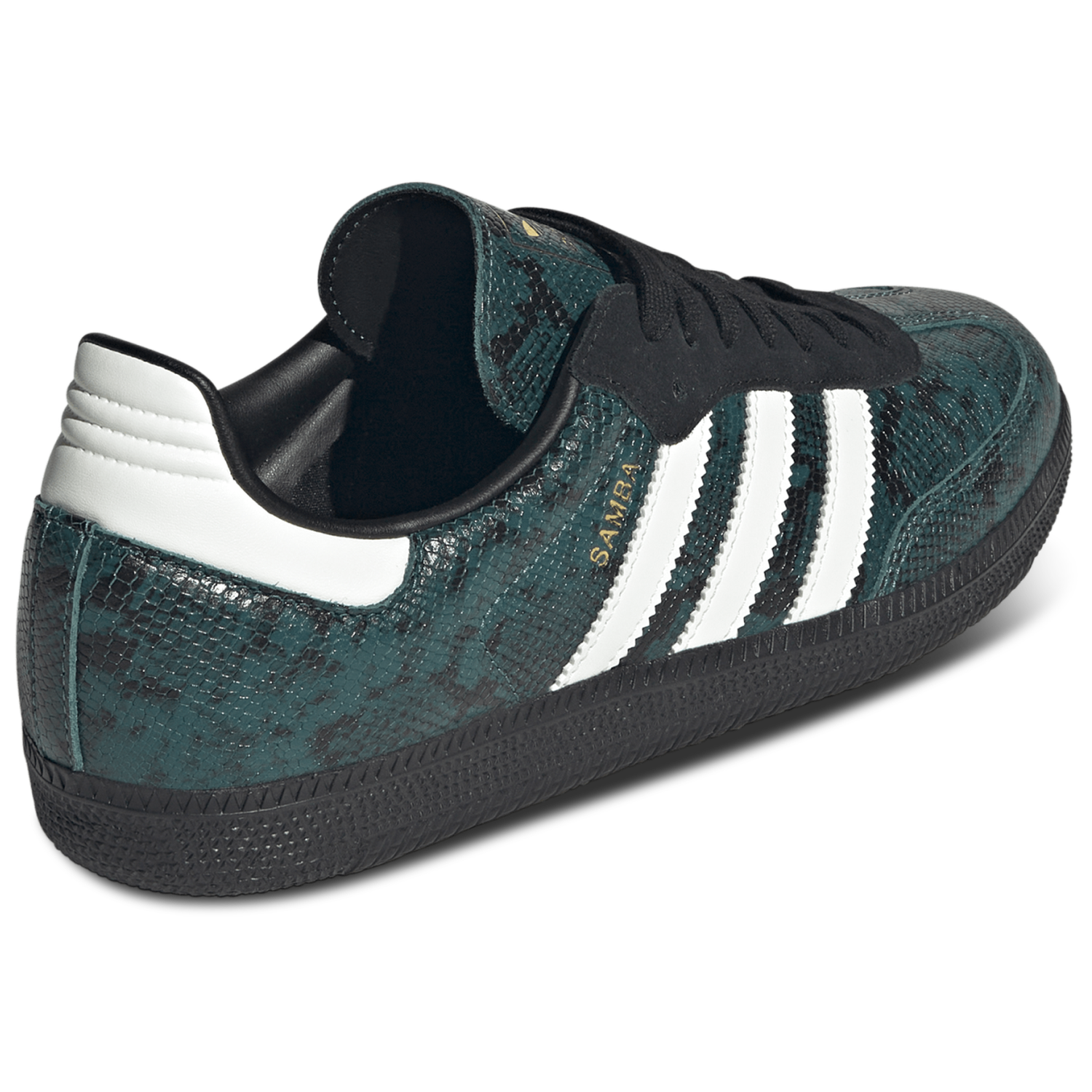 adidas Samba OG - Men's - Core Black/Off White/Rich Green