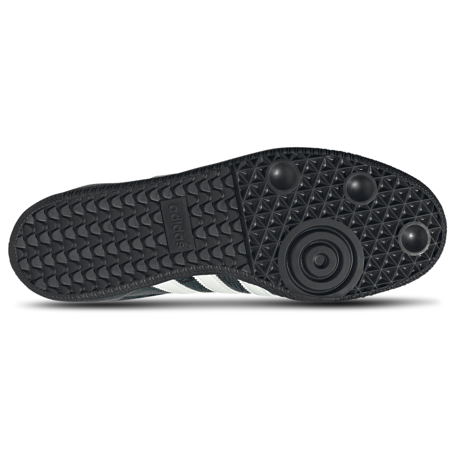 adidas Samba OG - Men's - Core Black/Off White/Rich Green