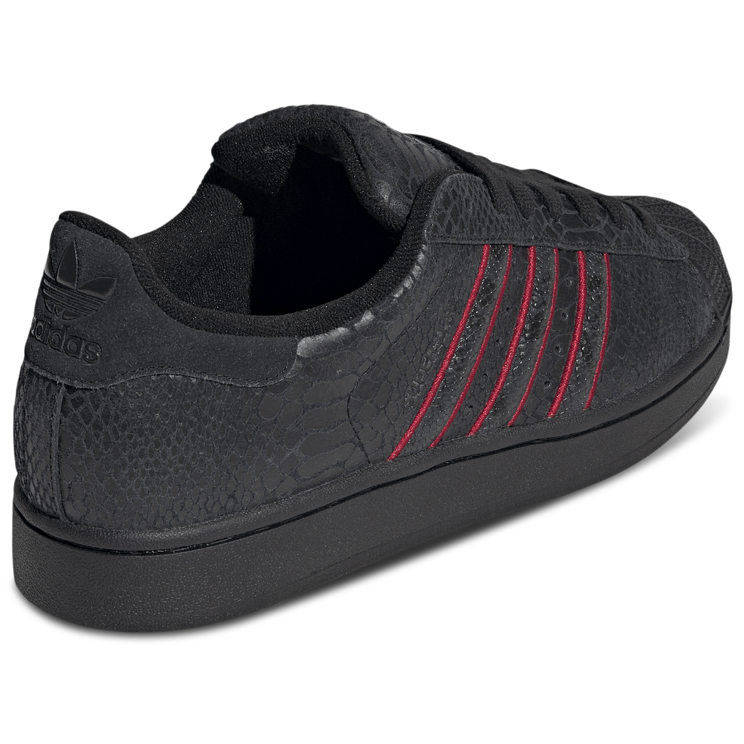 adidas Originals Superstar II - Men's - Core Black/Team Victory Red/Utility Black