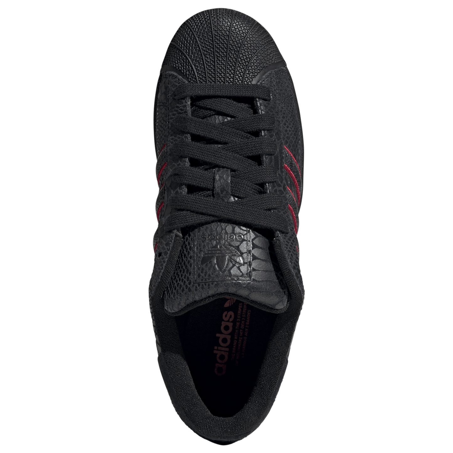 adidas Originals Superstar II - Men's - Core Black/Team Victory Red/Utility Black