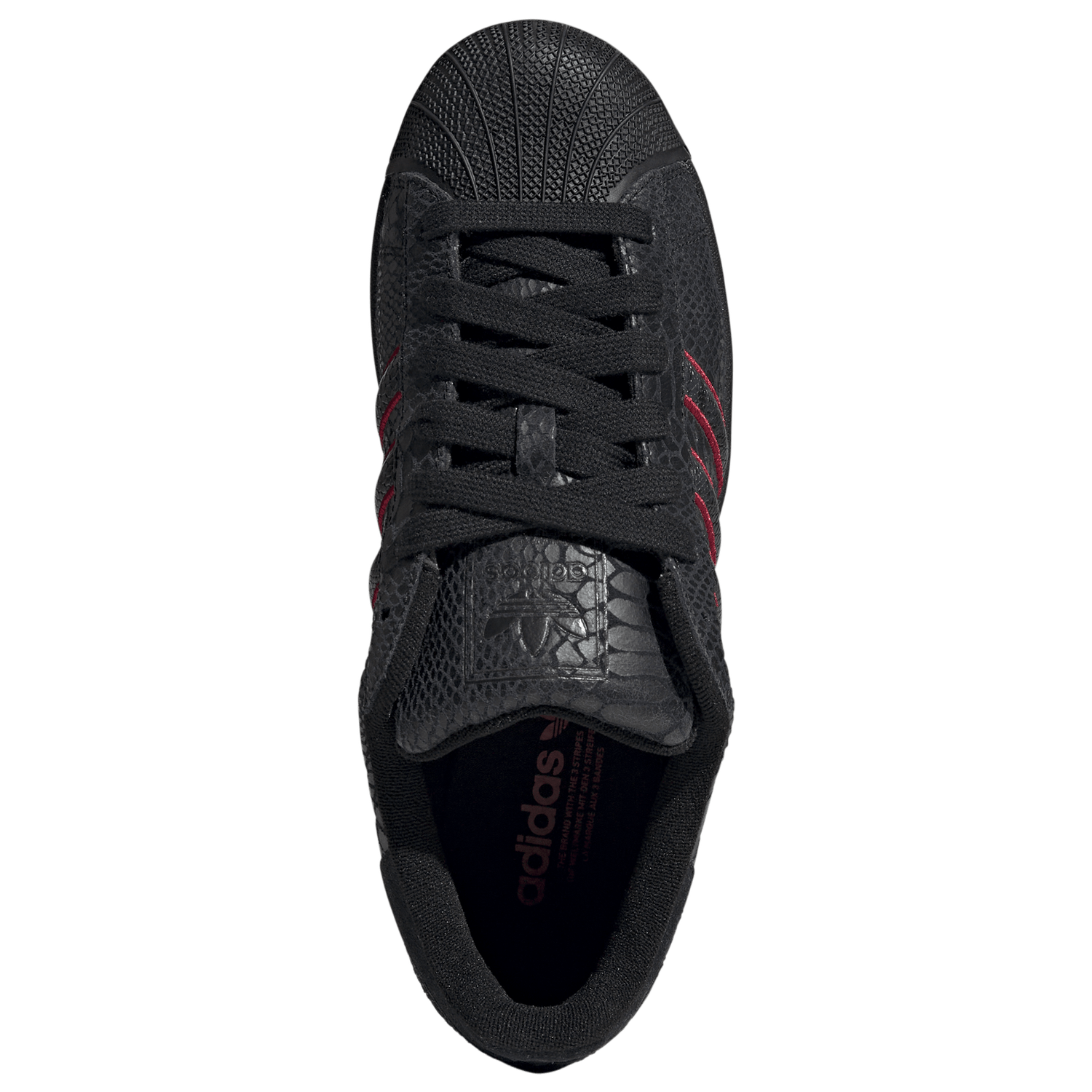 adidas Originals Superstar II - Men's - Core Black/Team Victory Red/Utility Black