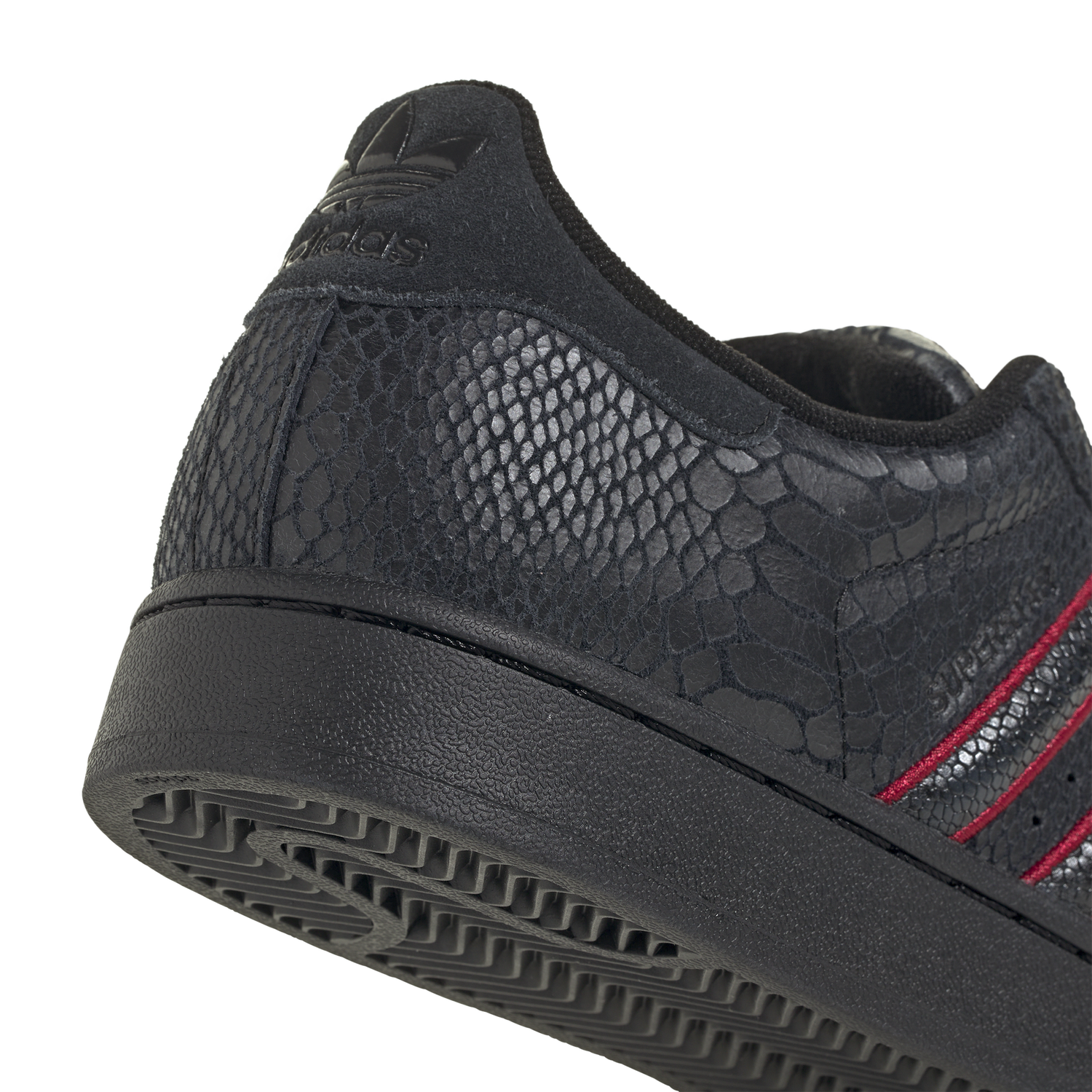 adidas Originals Superstar II - Men's - Core Black/Team Victory Red/Utility Black