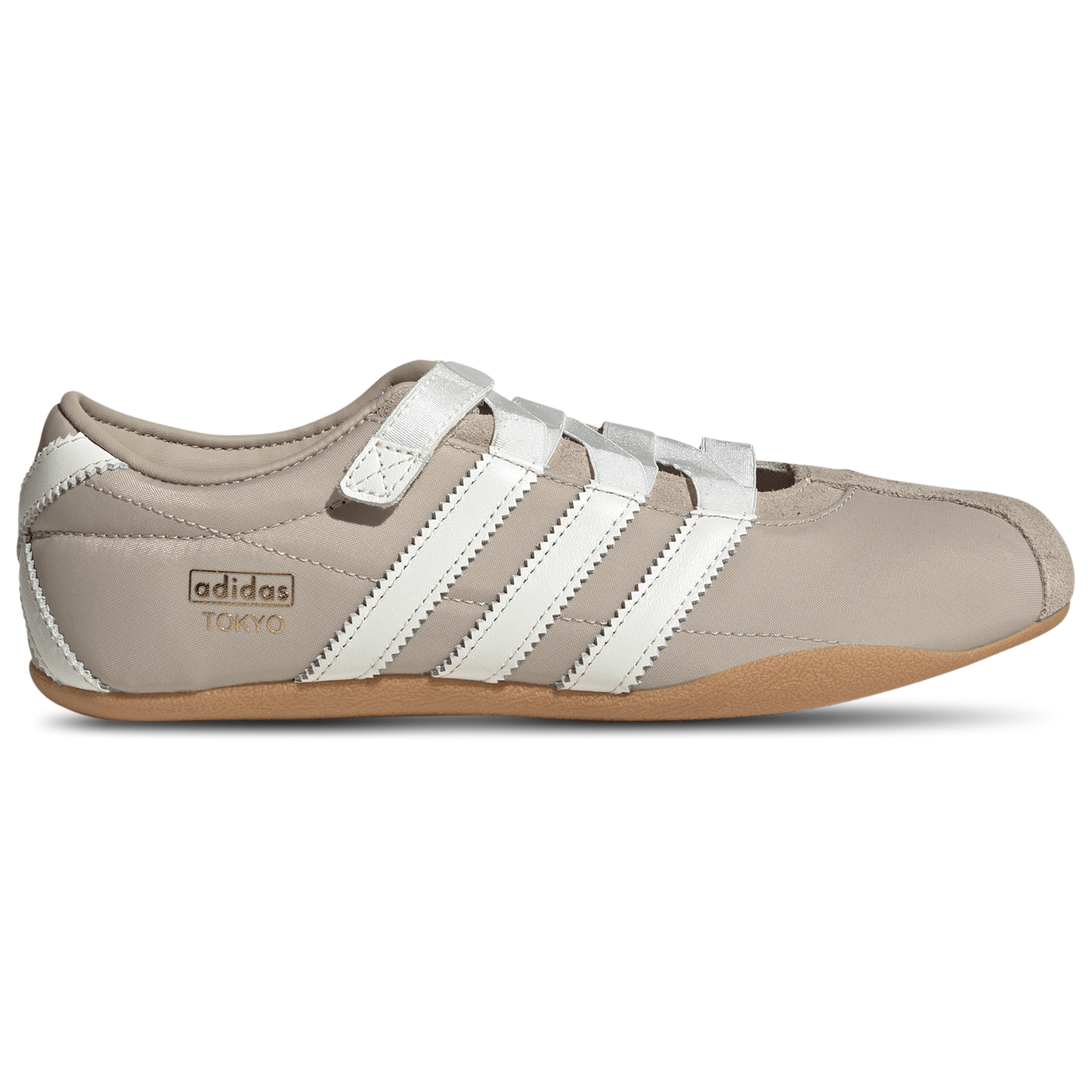 adidas Tokyo Mary Jane - Women's - Khaki Three/Off White/Gum 3