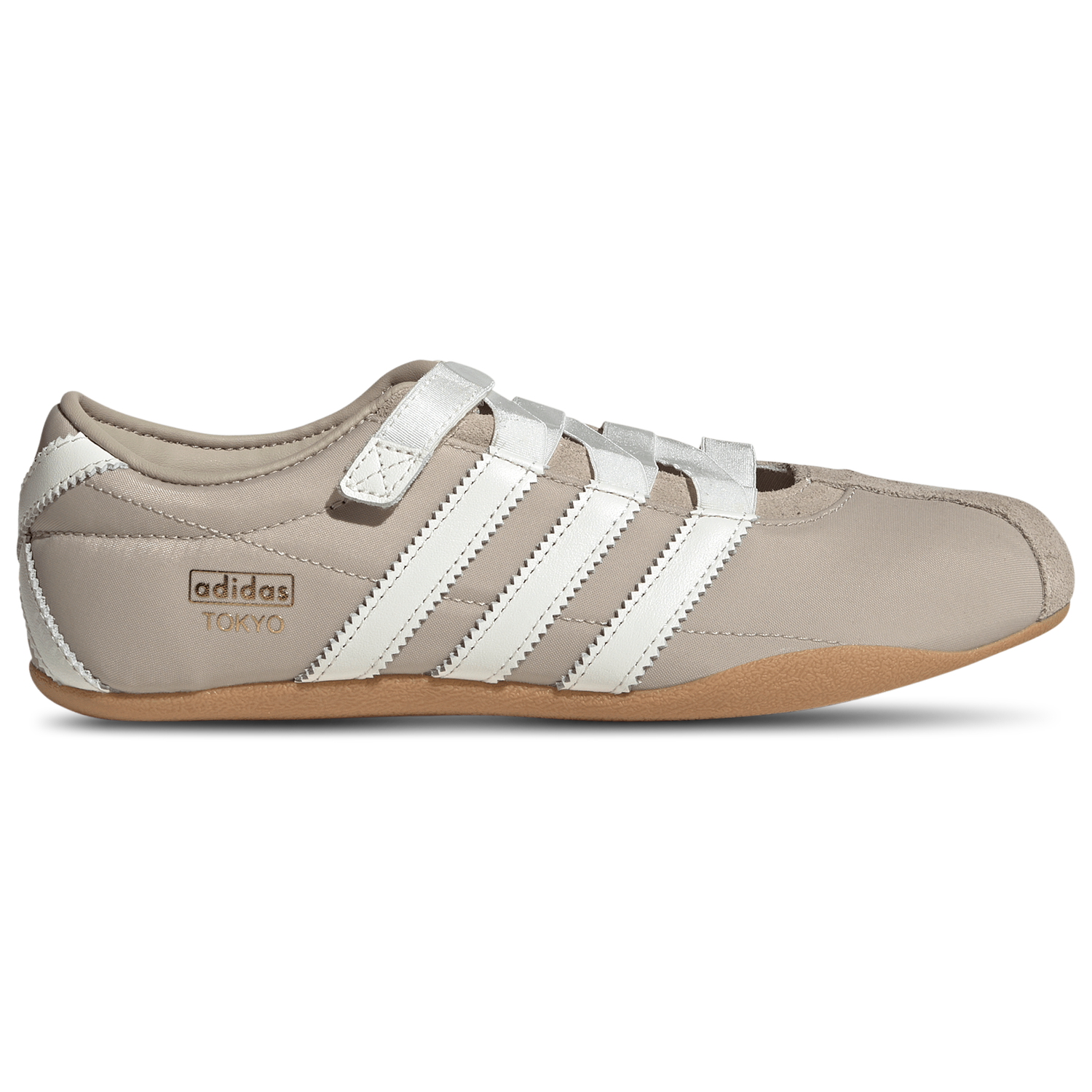 adidas Tokyo Mary Jane - Women's - Khaki Three/Off White/Gum 3