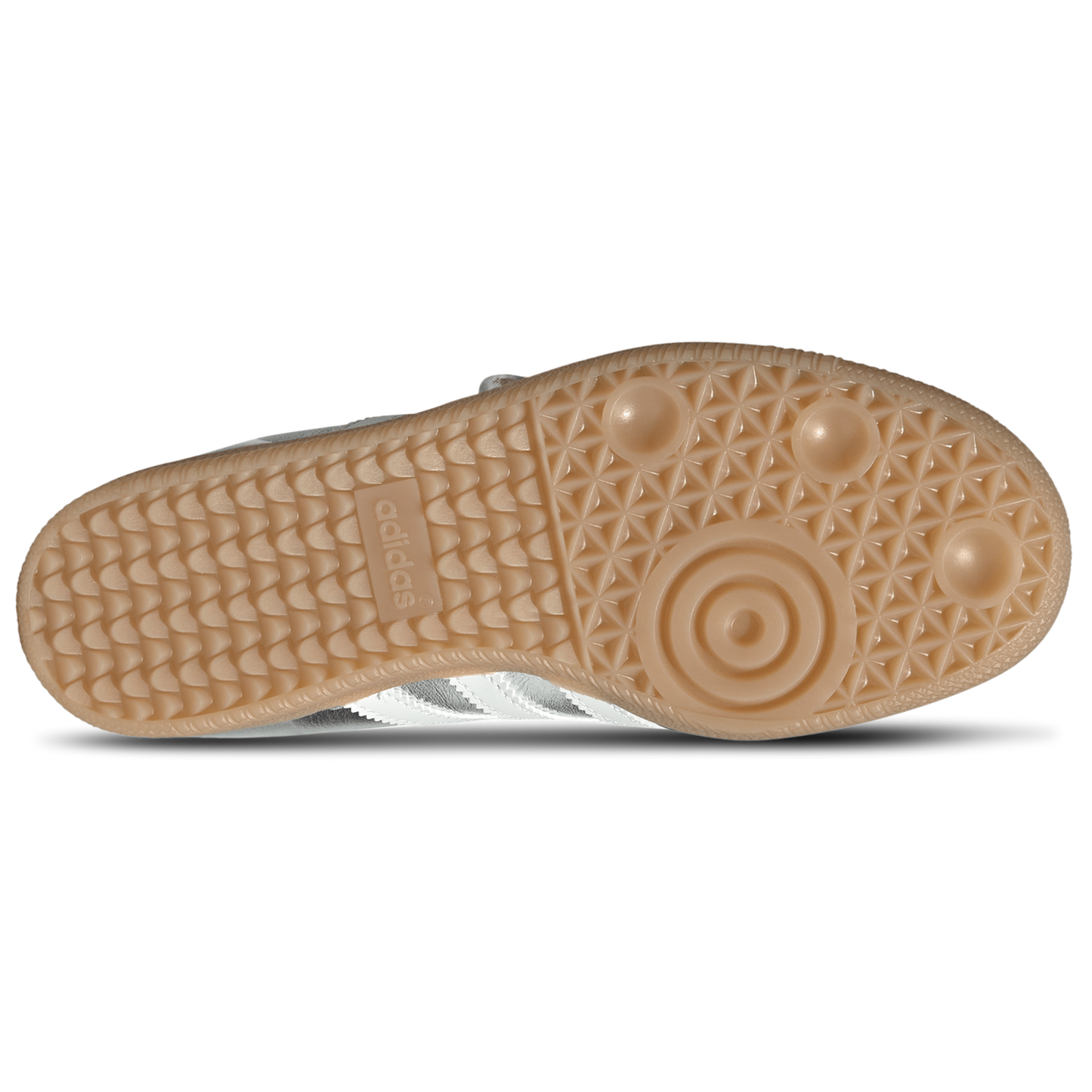 adidas Originals Samba Jane - Women's - Silver Metallic/Off White/Gum