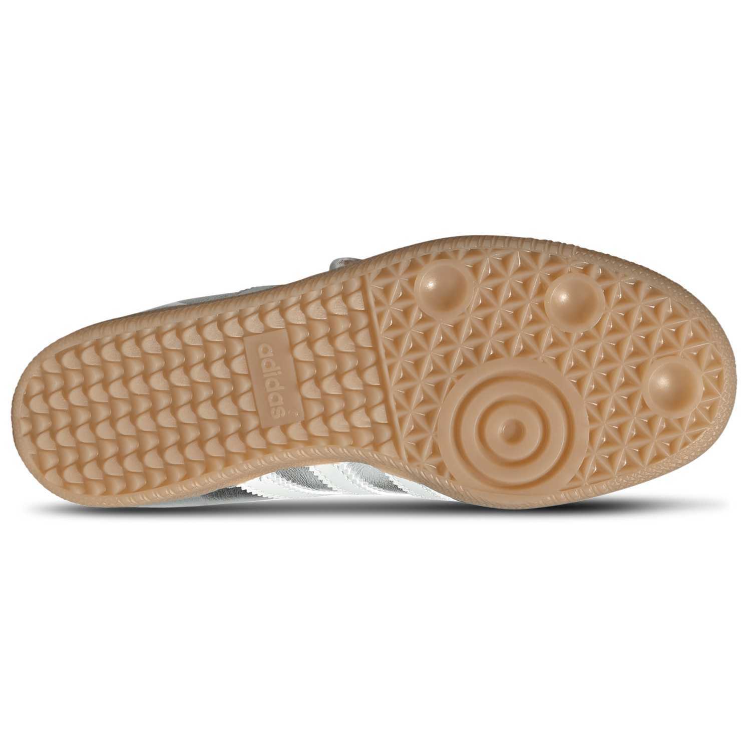 adidas Originals Samba Jane - Women's - Silver Metallic/Off White/Gum