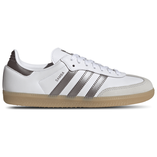 adidas Originals Samba - Women's - Footwear White/Coffee Metallic/Gum