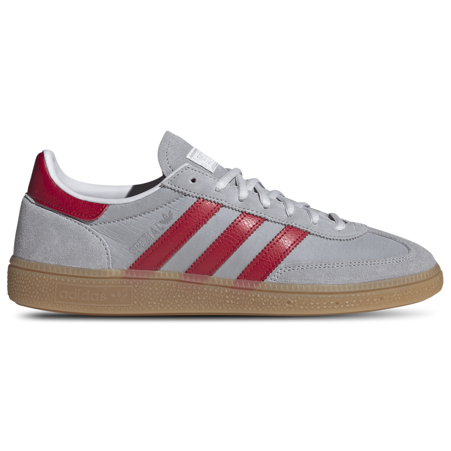 adidas Originals Handball Spezial - Men's - Gum/Halo Silver/Team Victory Red