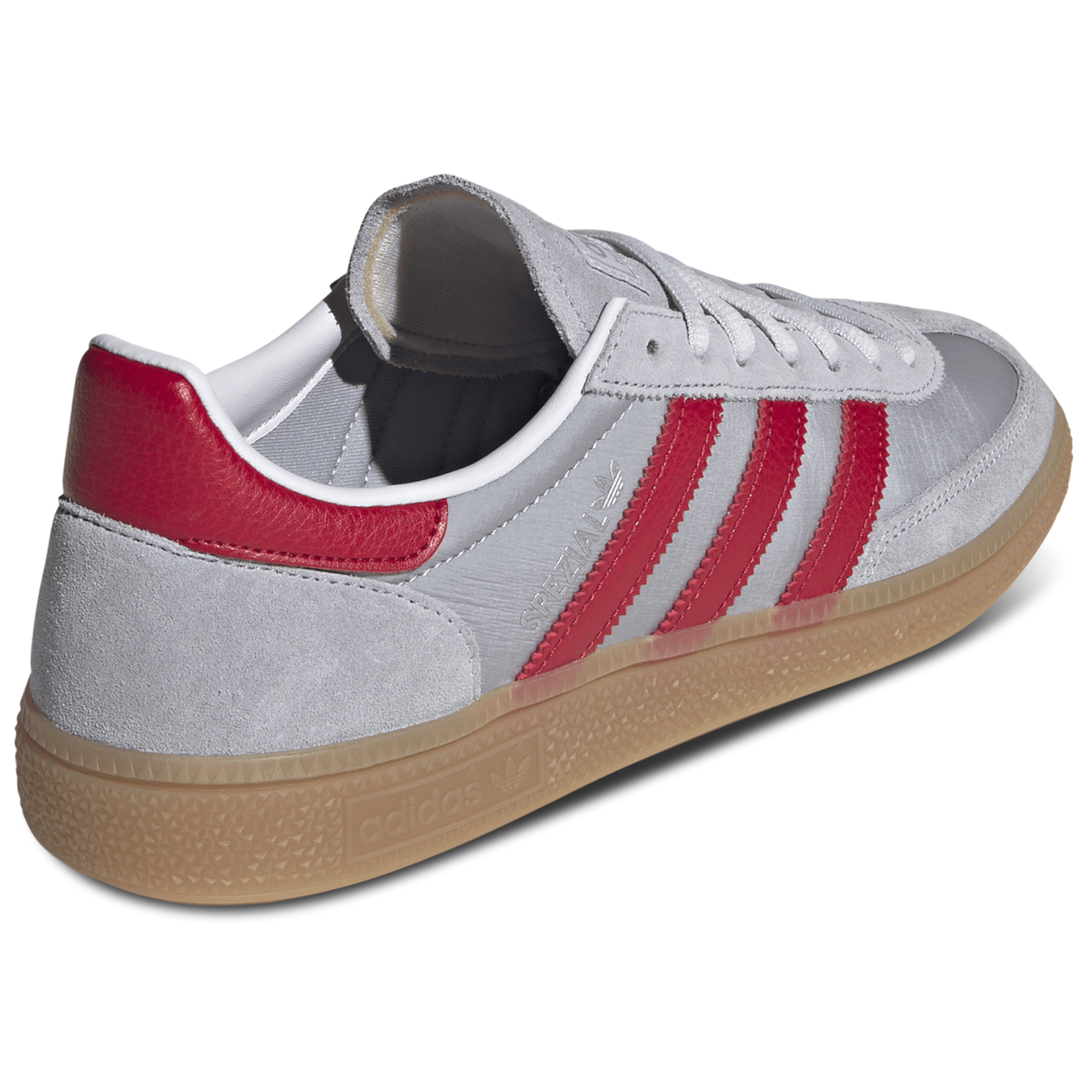 adidas Originals Handball Spezial - Men's - Gum/Halo Silver/Team Victory Red