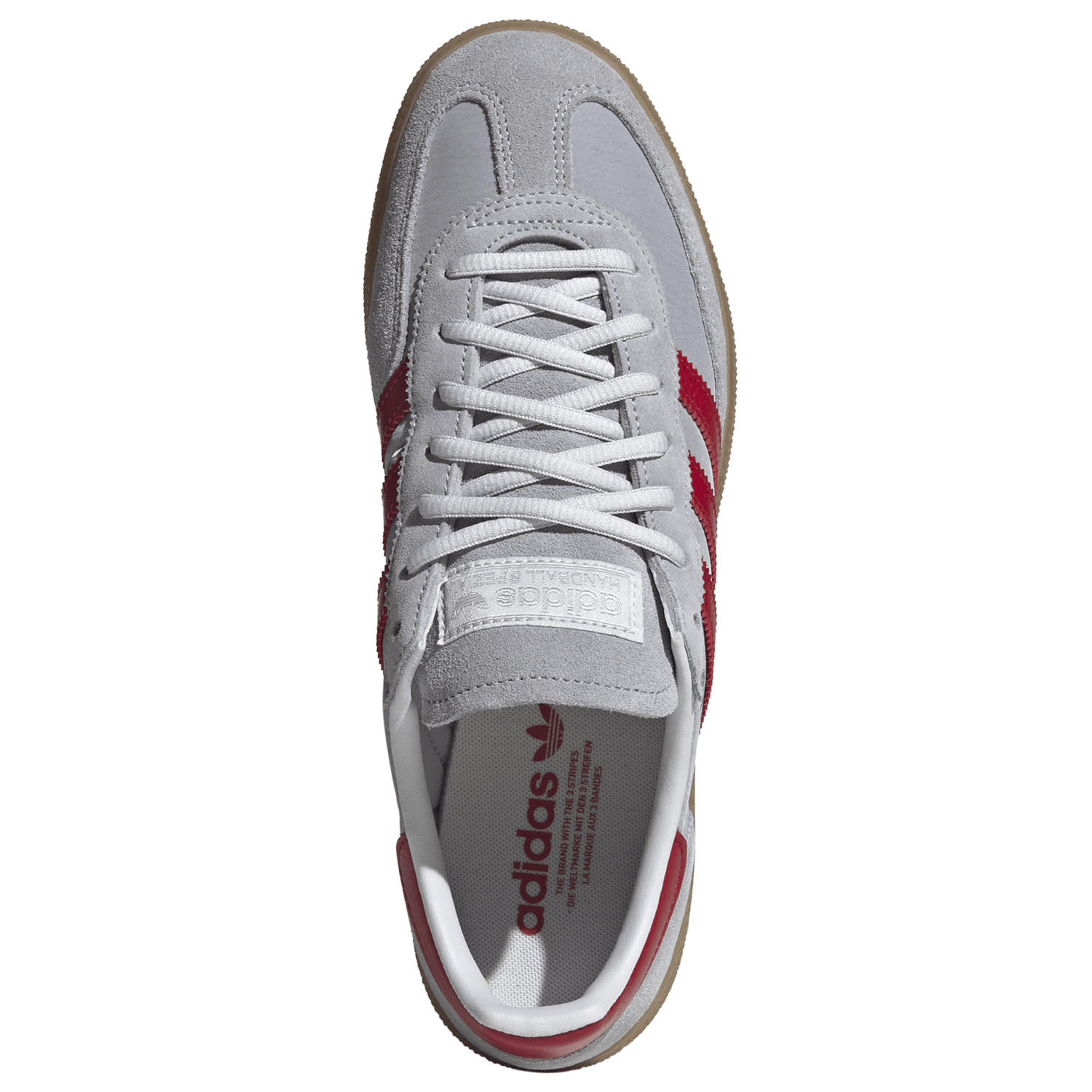 adidas Originals Handball Spezial - Men's - Gum/Halo Silver/Team Victory Red