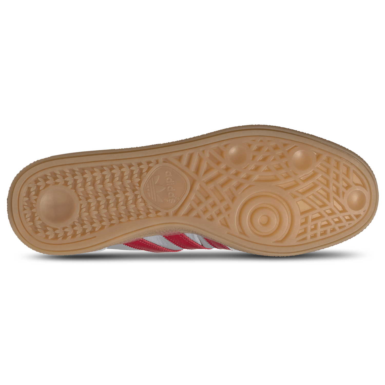 adidas Originals Handball Spezial - Men's - Gum/Halo Silver/Team Victory Red