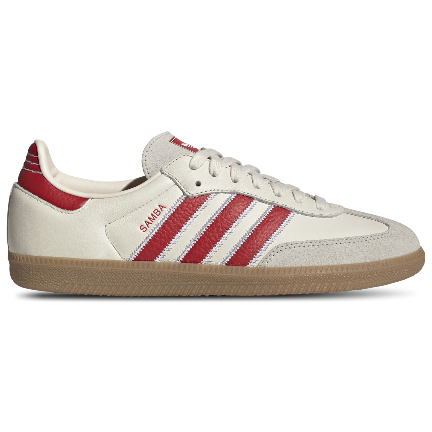adidas Samba OG - Men's - Off White/Better Scarlet/Gum