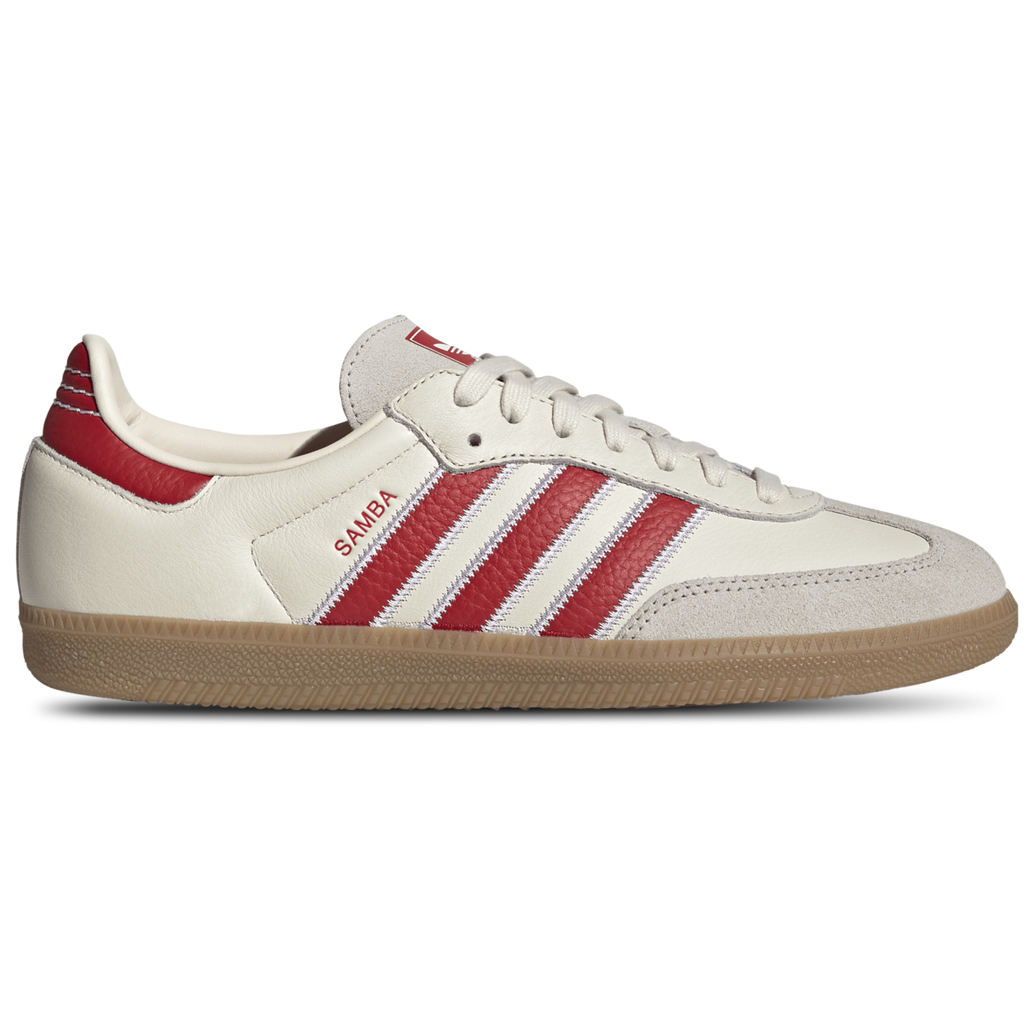 adidas Samba OG - Men's - Off White/Better Scarlet/Gum