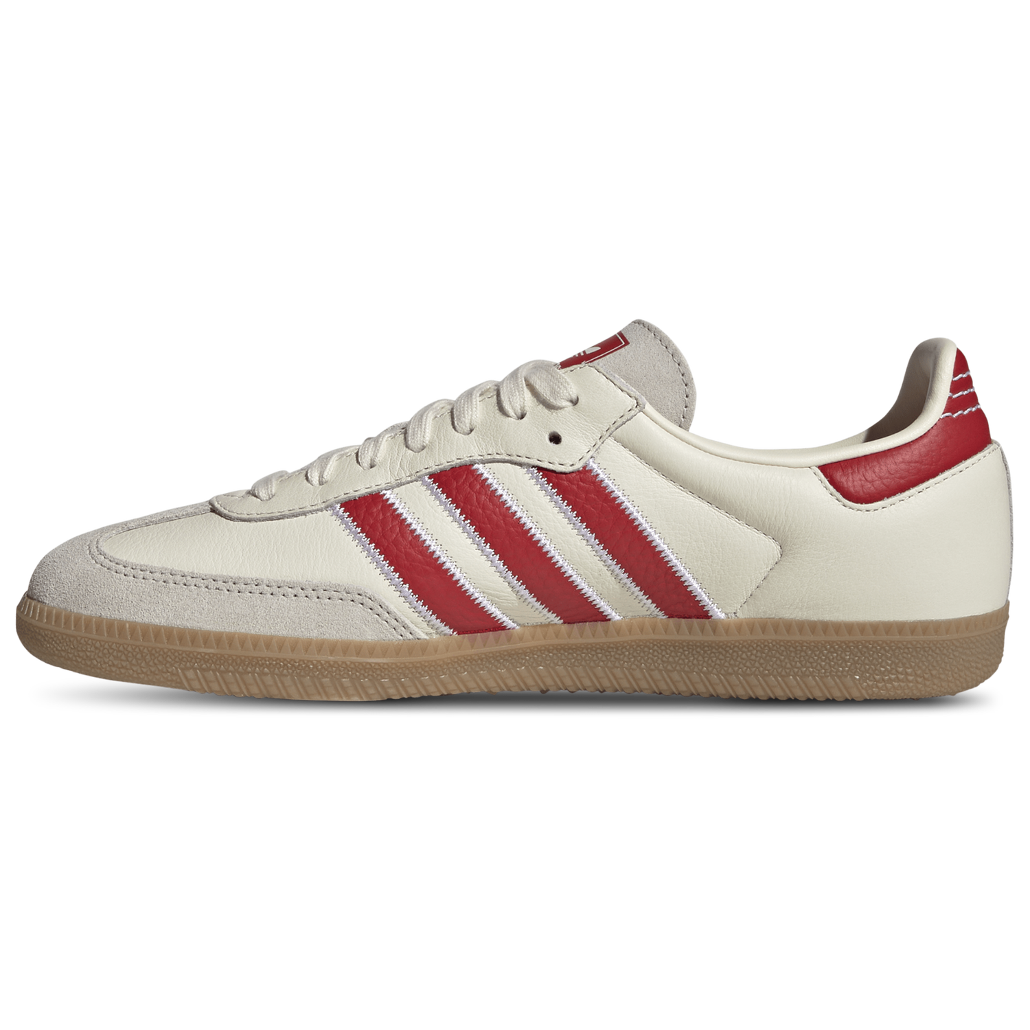 adidas Samba OG - Men's - Off White/Better Scarlet/Gum