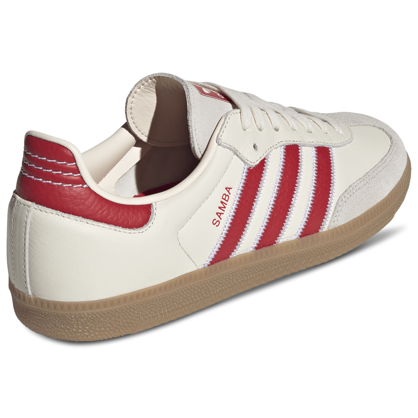 adidas Samba OG - Men's - Off White/Better Scarlet/Gum