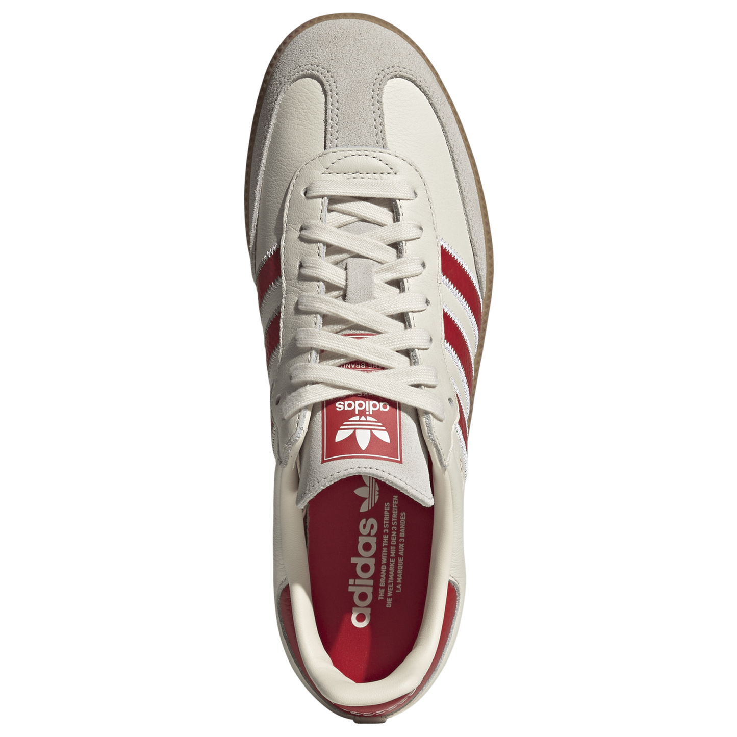 adidas Samba OG - Men's - Off White/Better Scarlet/Gum
