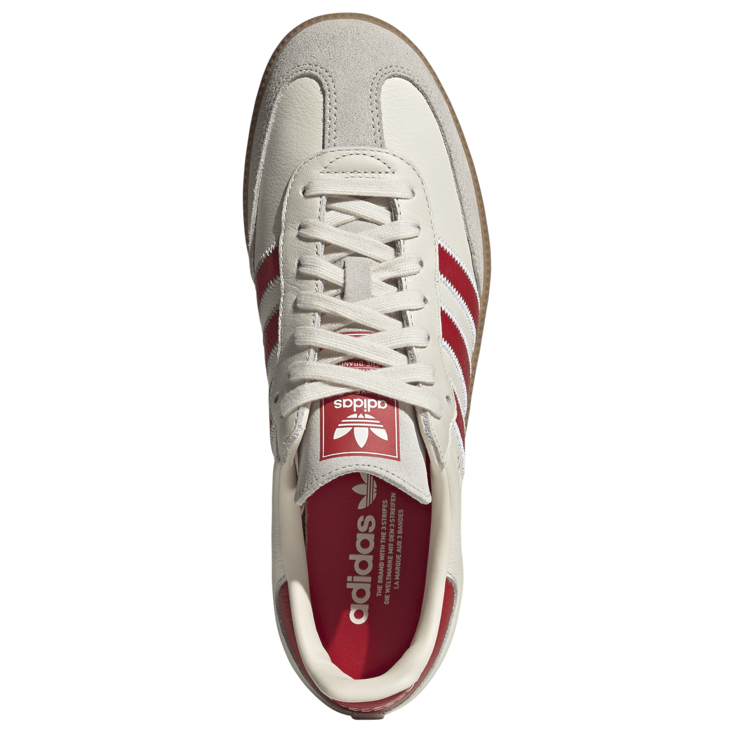 adidas Samba OG - Men's - Off White/Better Scarlet/Gum