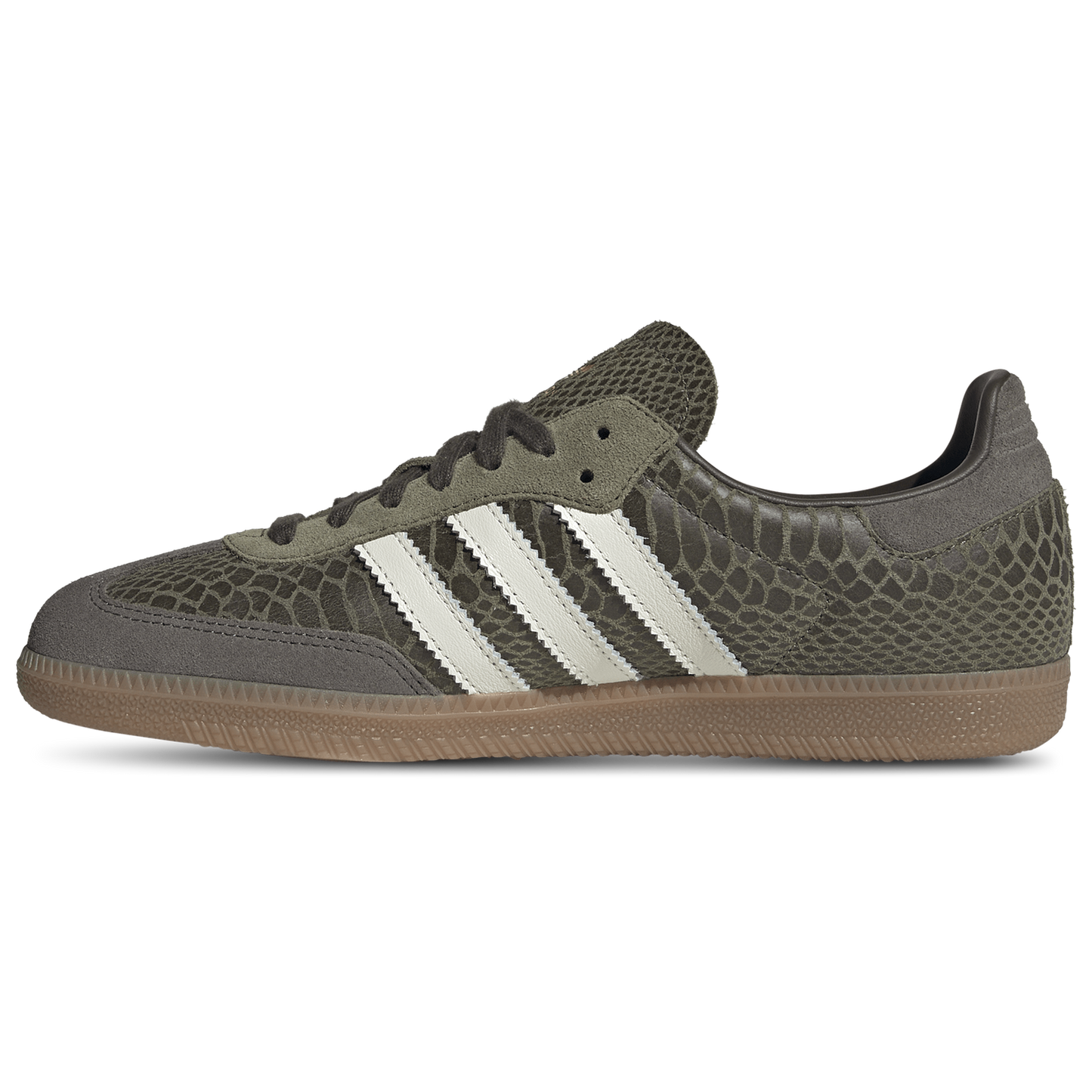 adidas Samba OG - Men's - Focus Olive/Off White/Gum