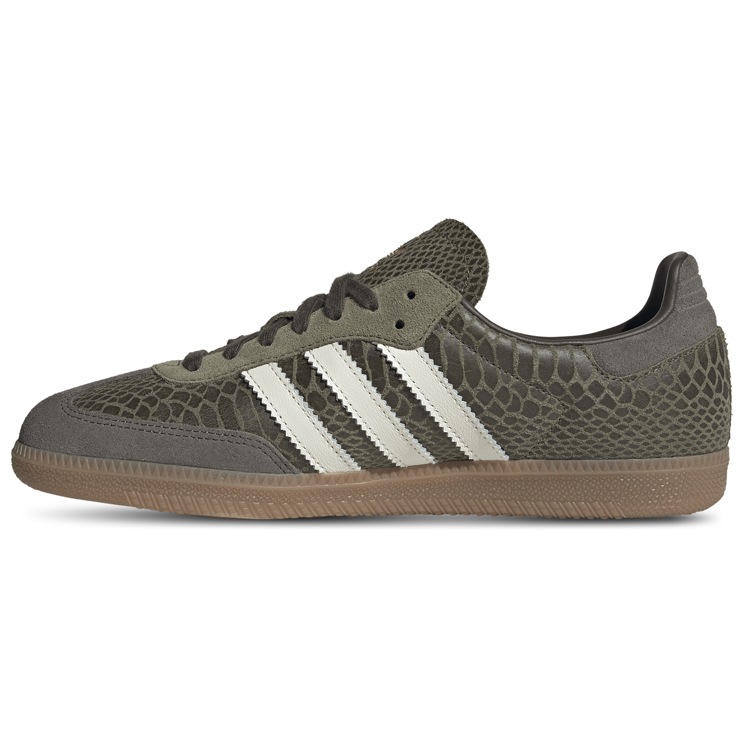 adidas Samba OG - Men's - Focus Olive/Off White/Gum