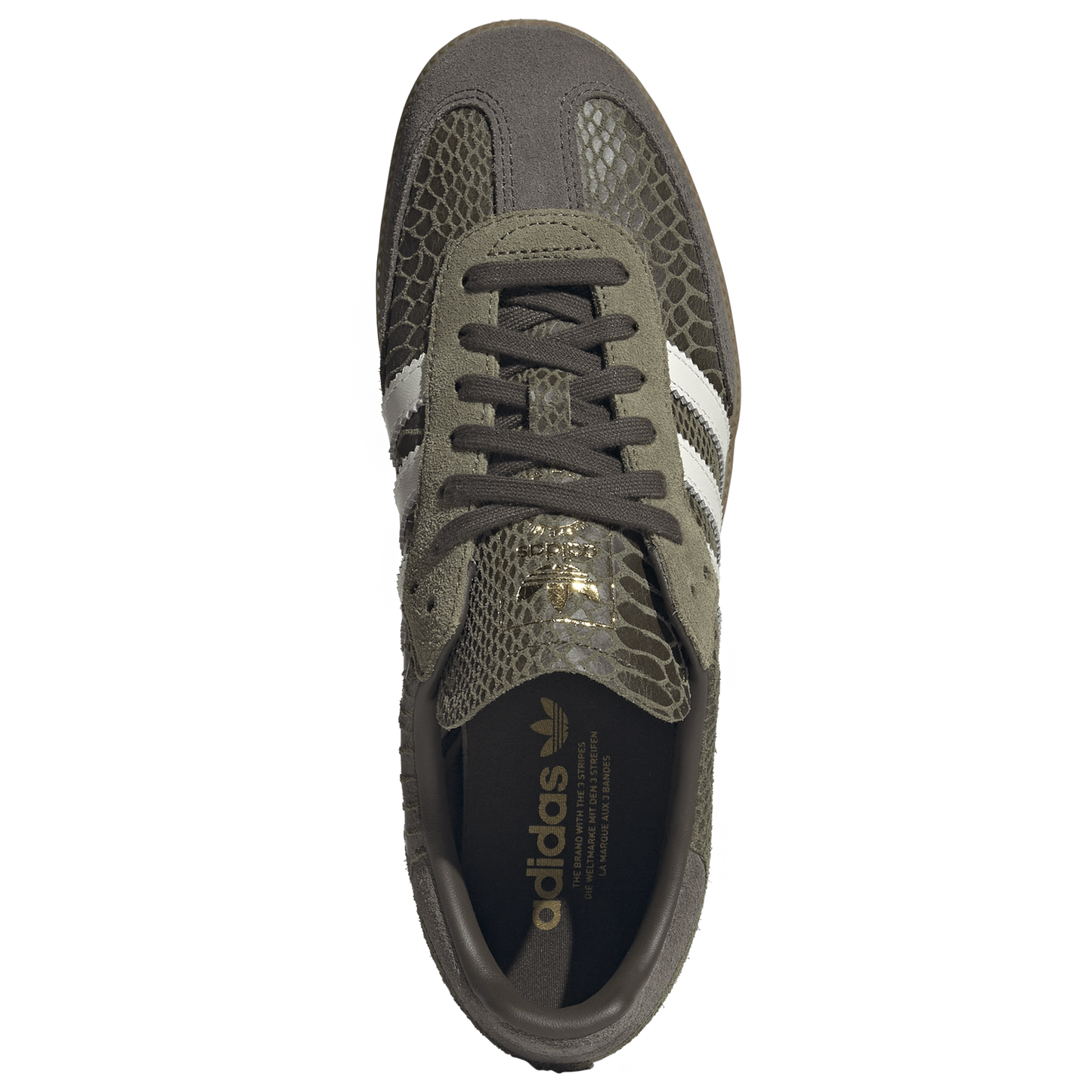 adidas Samba OG - Men's - Focus Olive/Off White/Gum